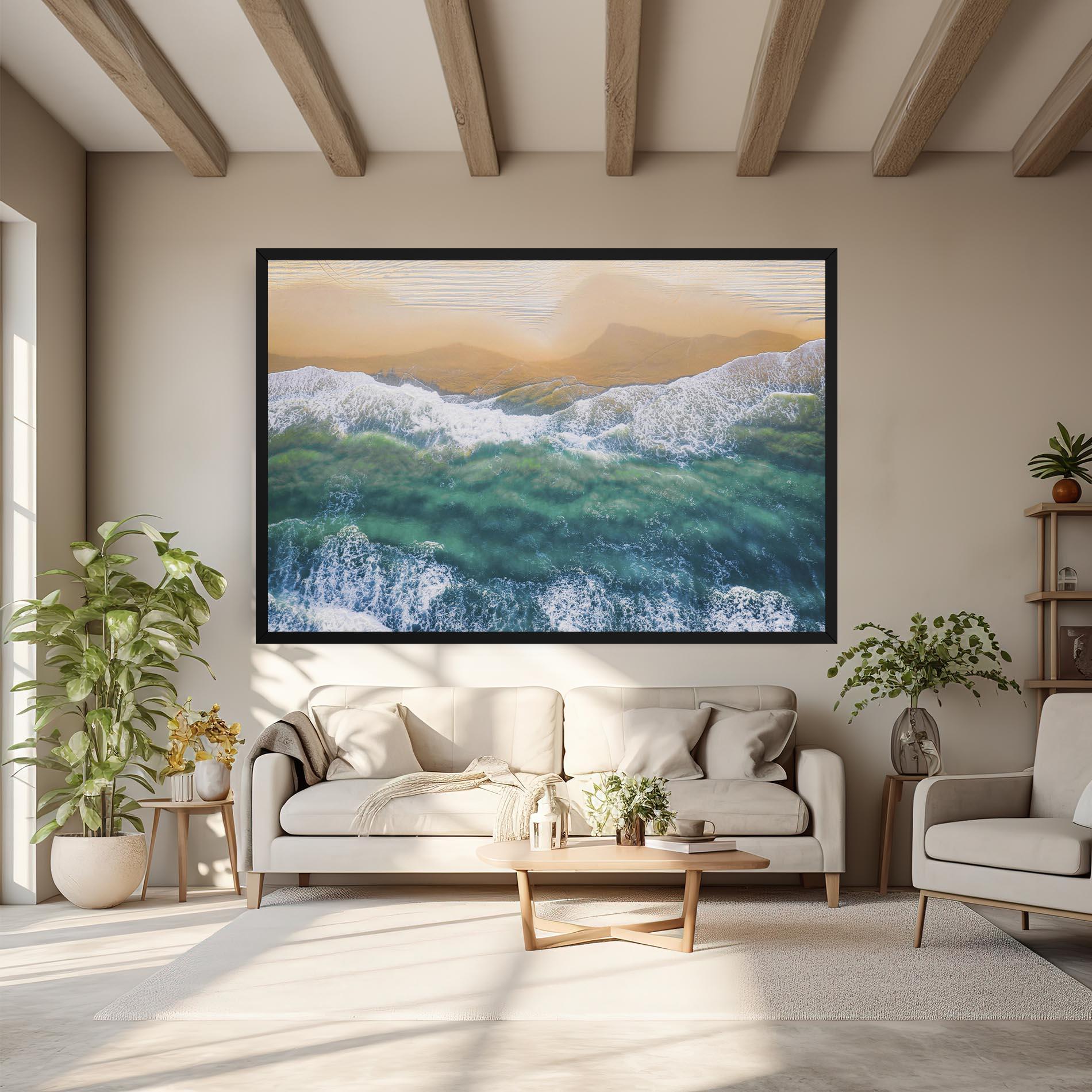 Leinwandbild Summer Wave mockup 6