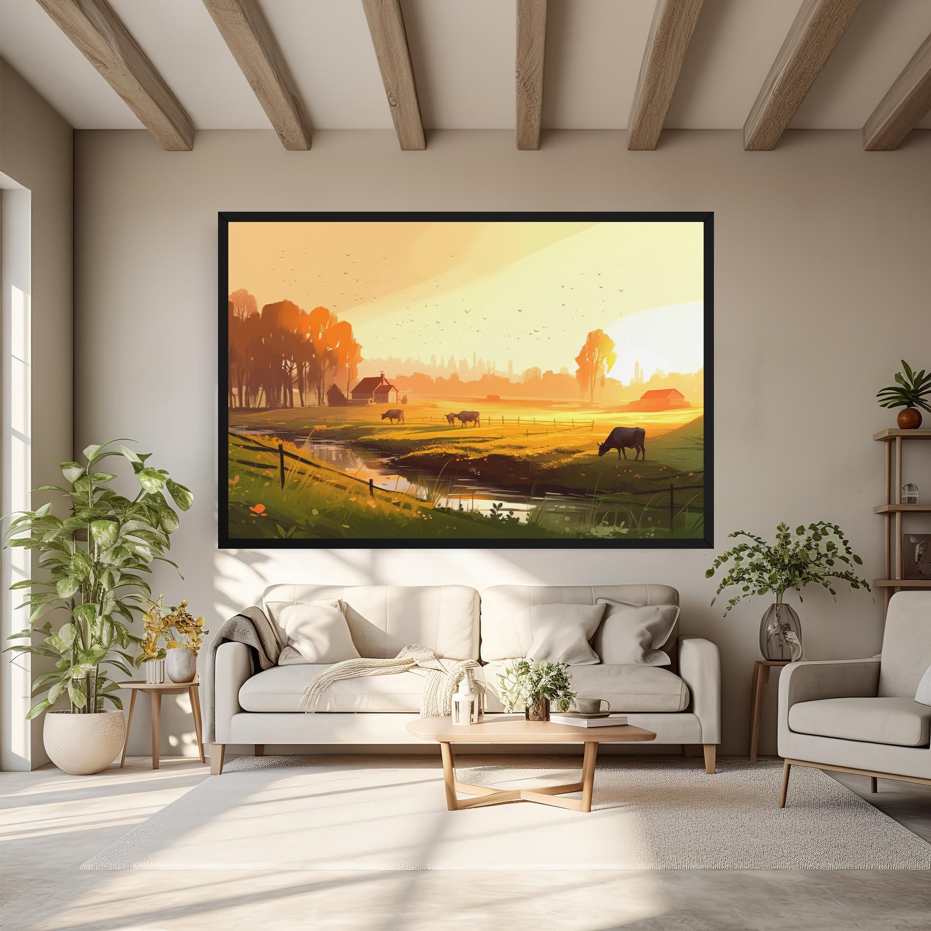 Sunlight Cows mockup 6