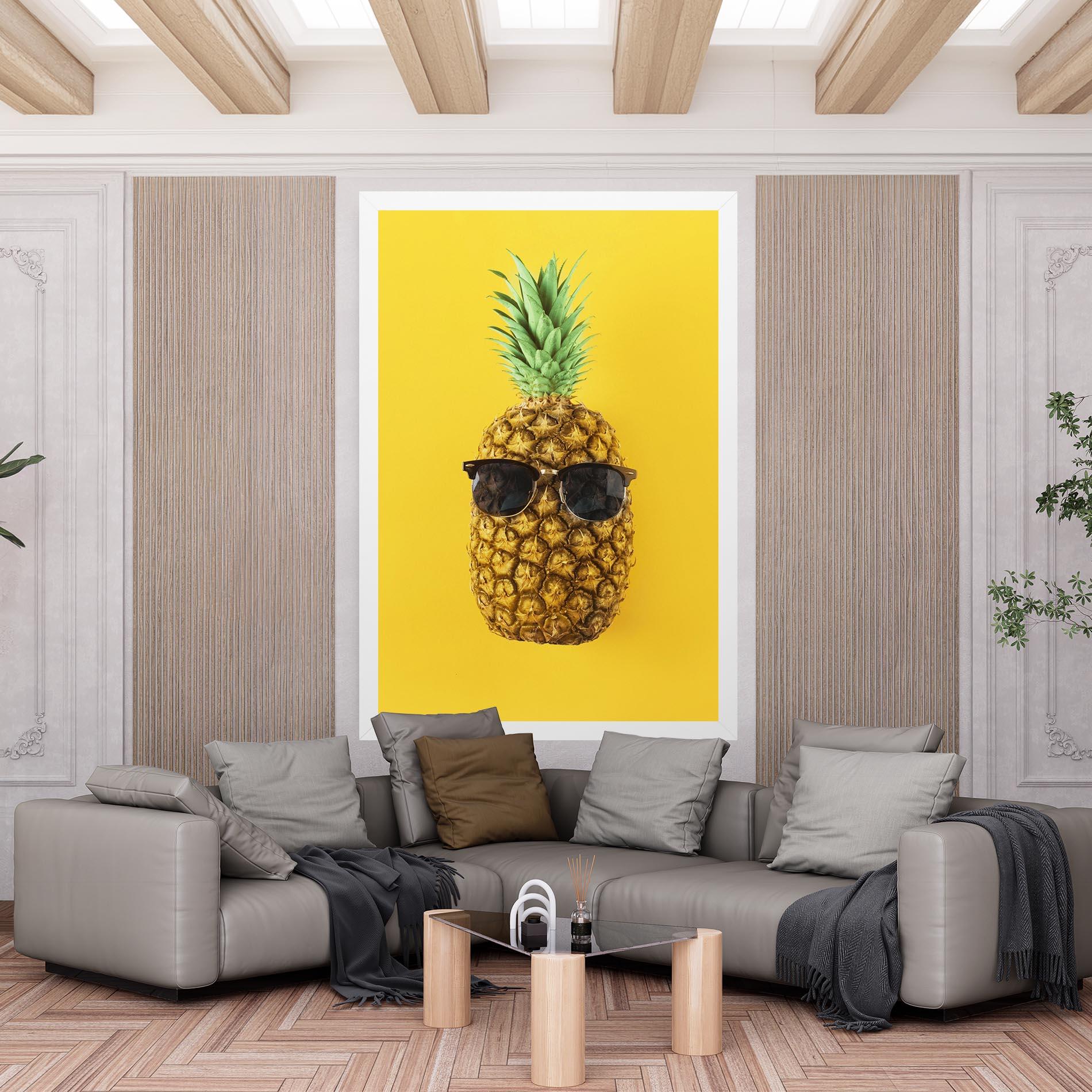 Leinwandbild Fresh Pineapple mockup 6