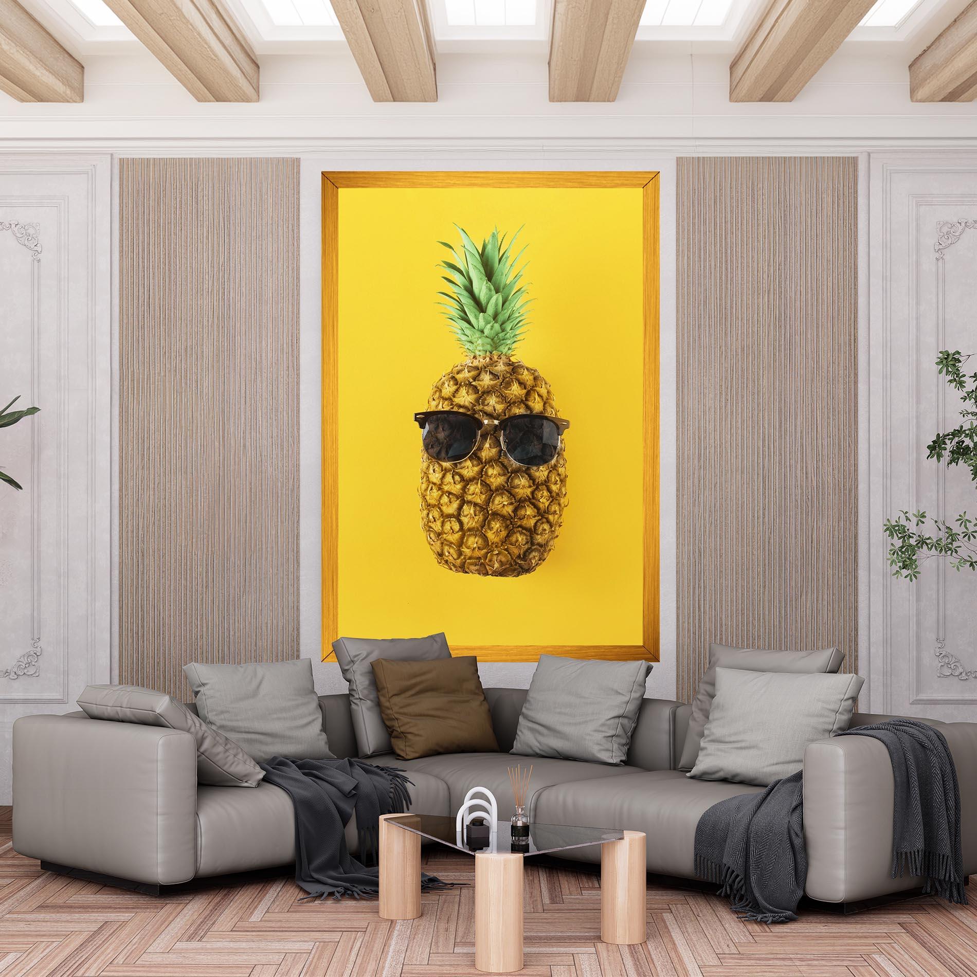 Leinwandbild Fresh Pineapple mockup 6