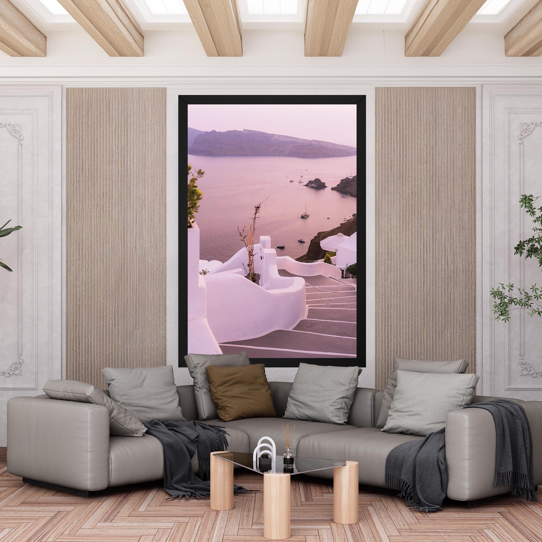 Leinwandbild Grece Strairs mockup 6