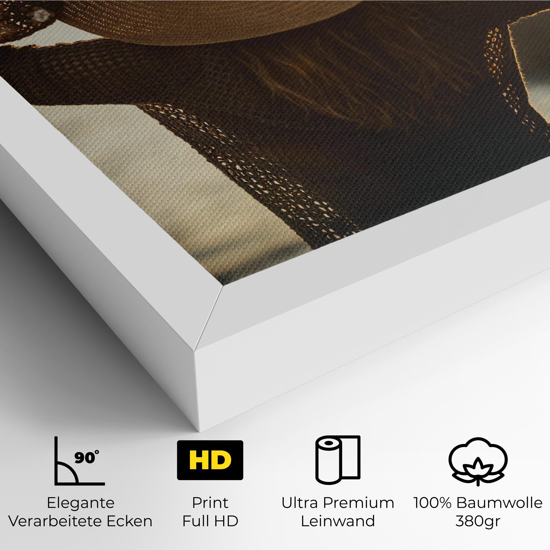 Leinwandbild Enjoying Sunset mockup 4