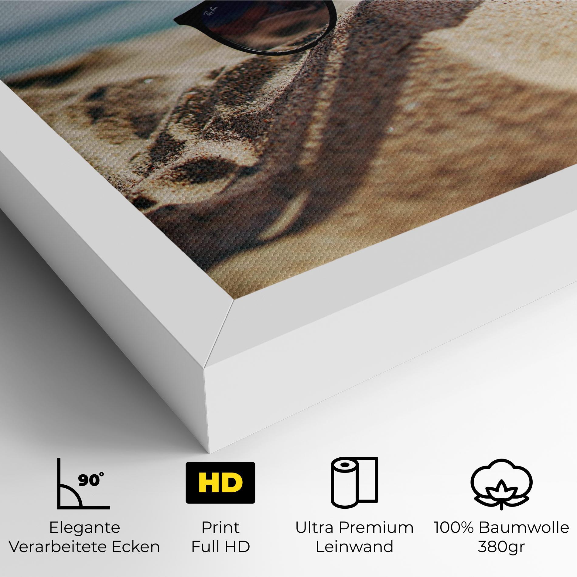 Leinwandbild Sand Glasses mockup 4