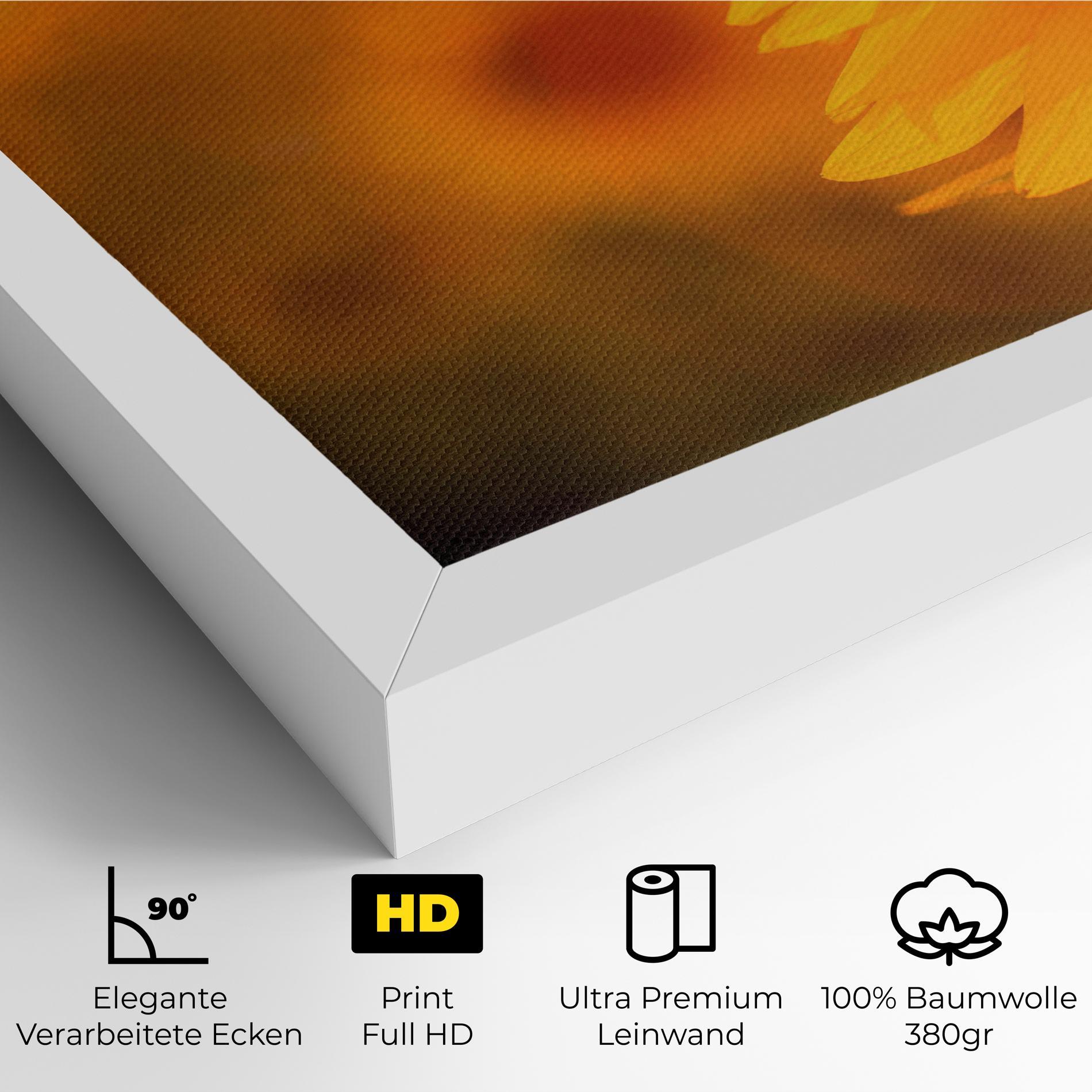Leinwandbild Sunflower mockup 4