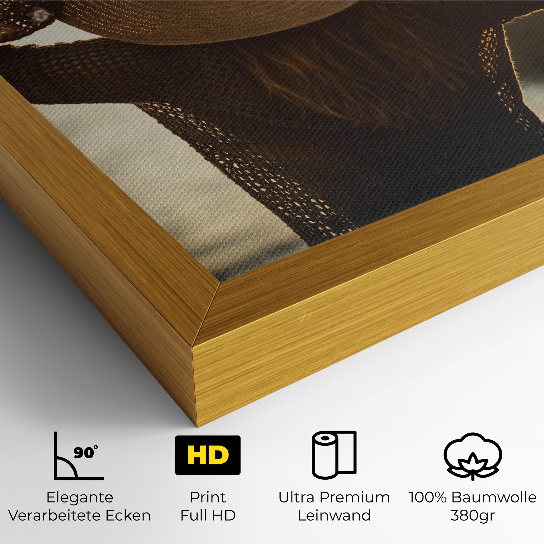 Leinwandbild Enjoying Sunset mockup 4