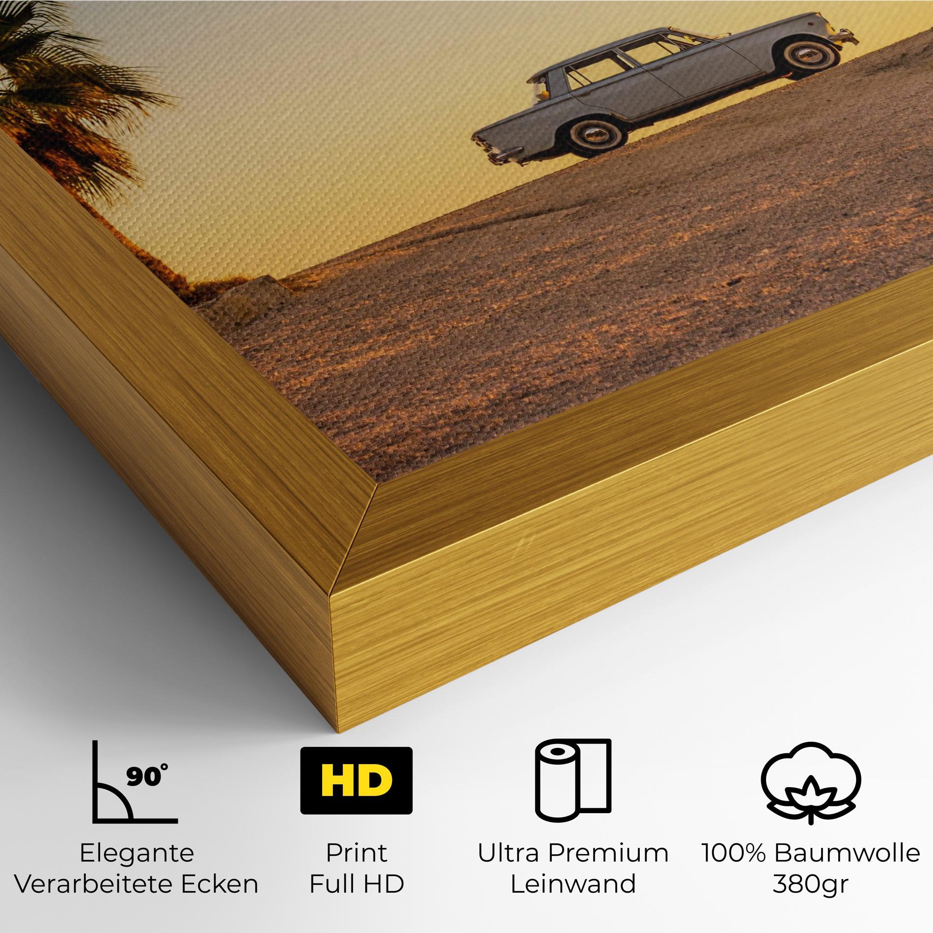 Leinwandbild Summer Car mockup 4