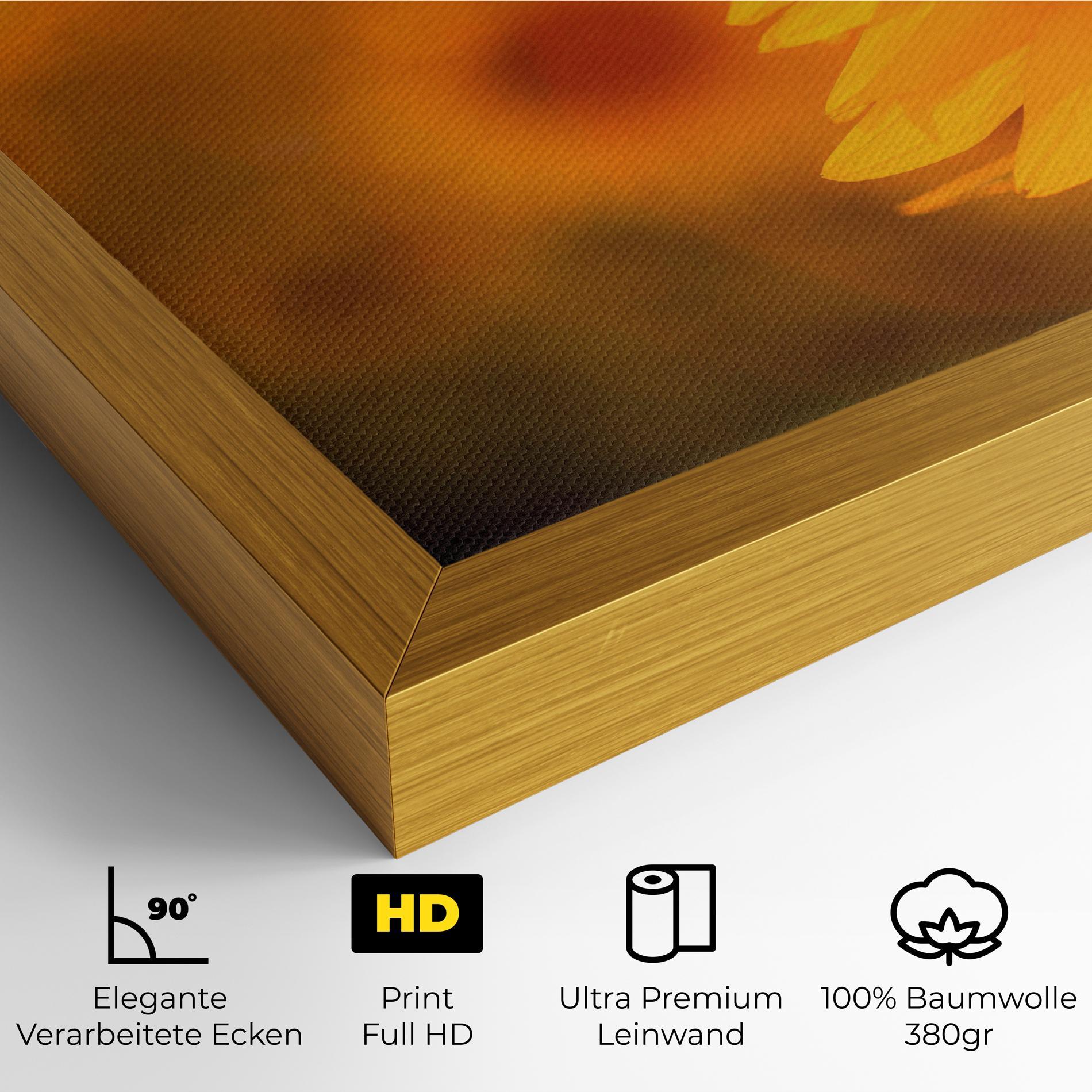 Leinwandbild Sunflower mockup 4