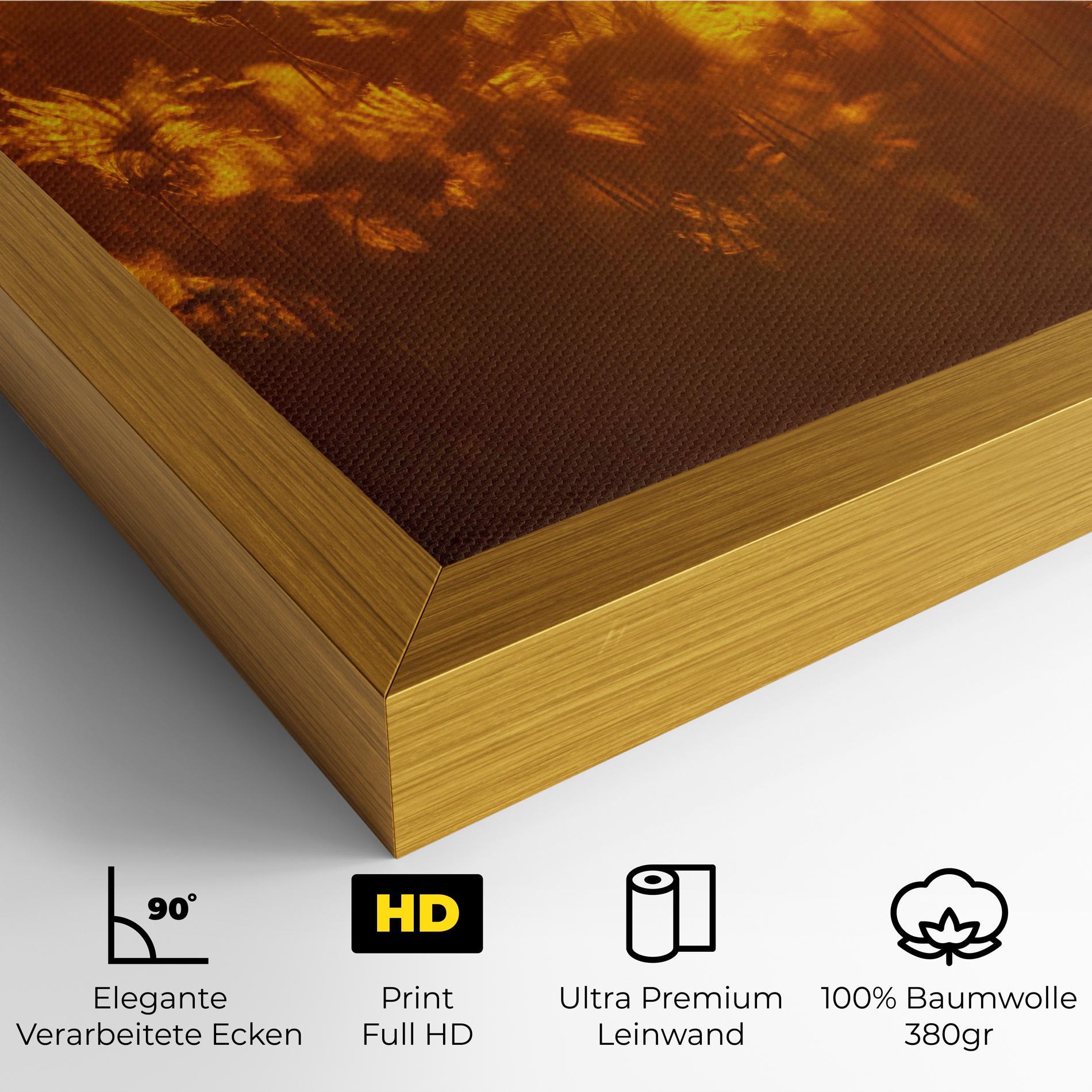 Leinwandbild Wildflowers mockup 4