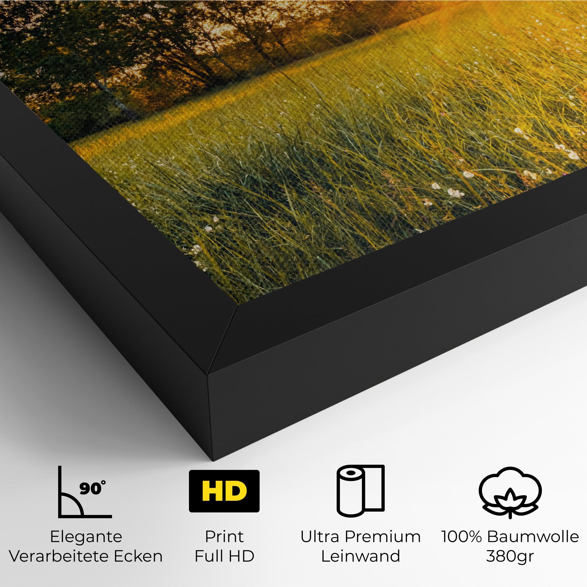Leinwandbild Blossoming Meadow mockup 4