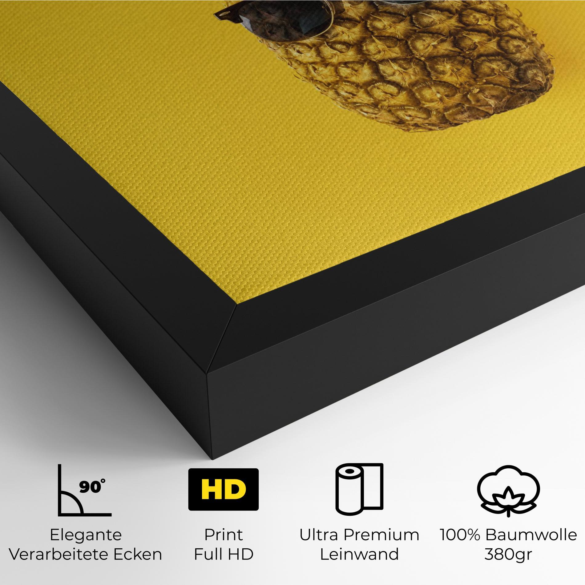 Leinwandbild Fresh Pineapple mockup 4