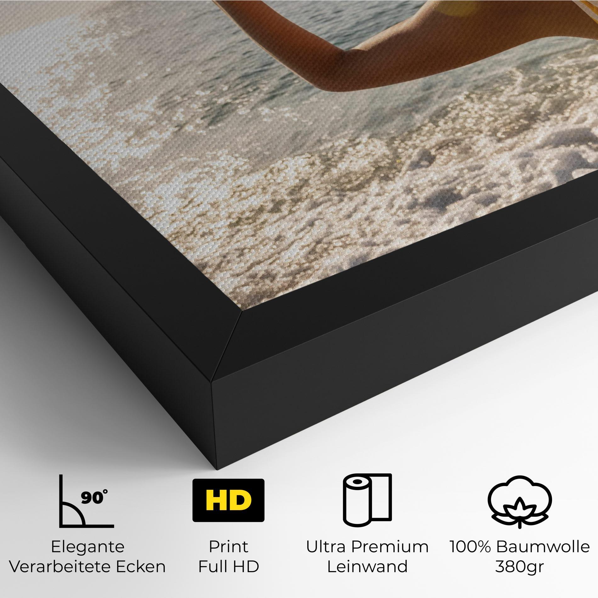 Leinwandbild Heart Symbol mockup 4