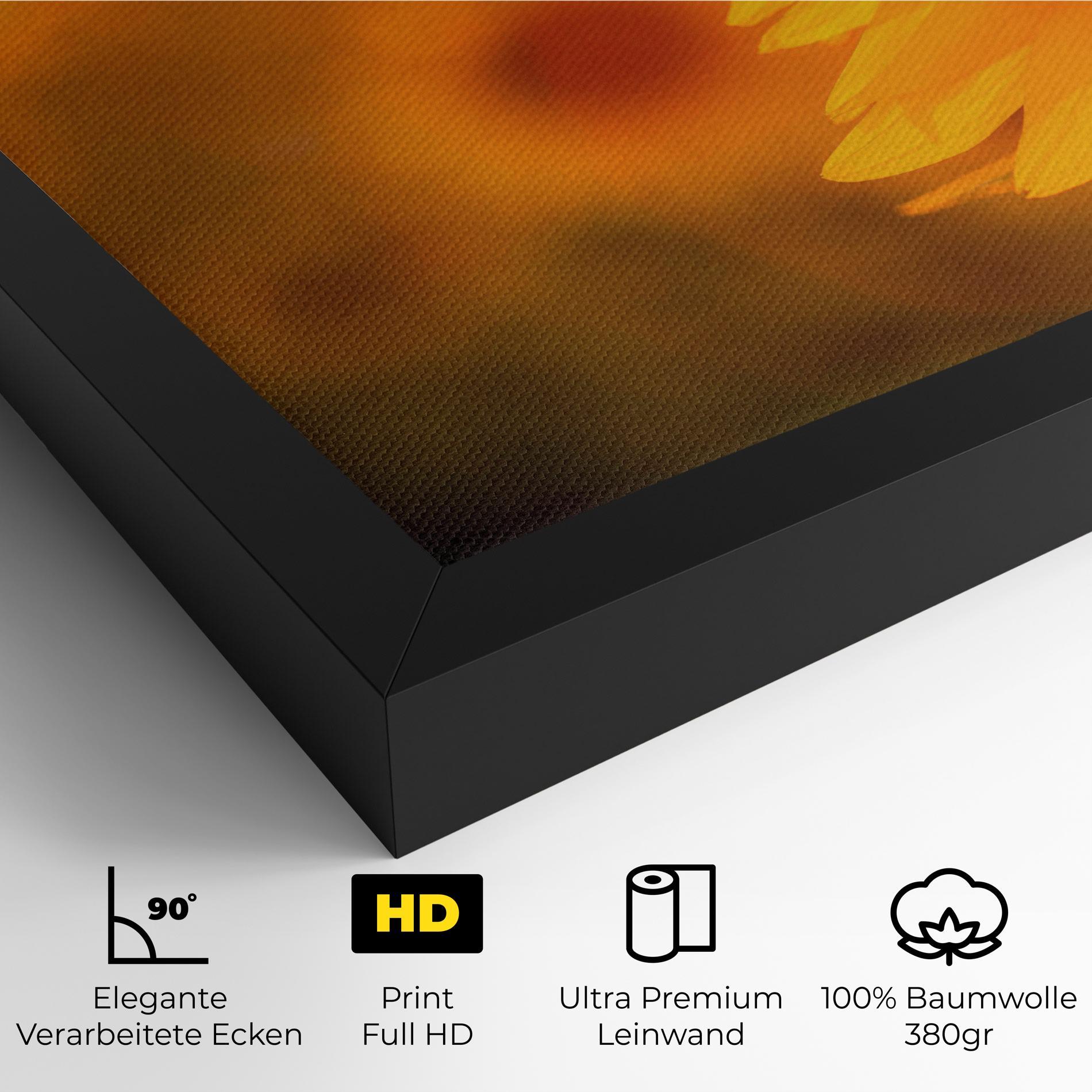 Leinwandbild Sunflower mockup 4