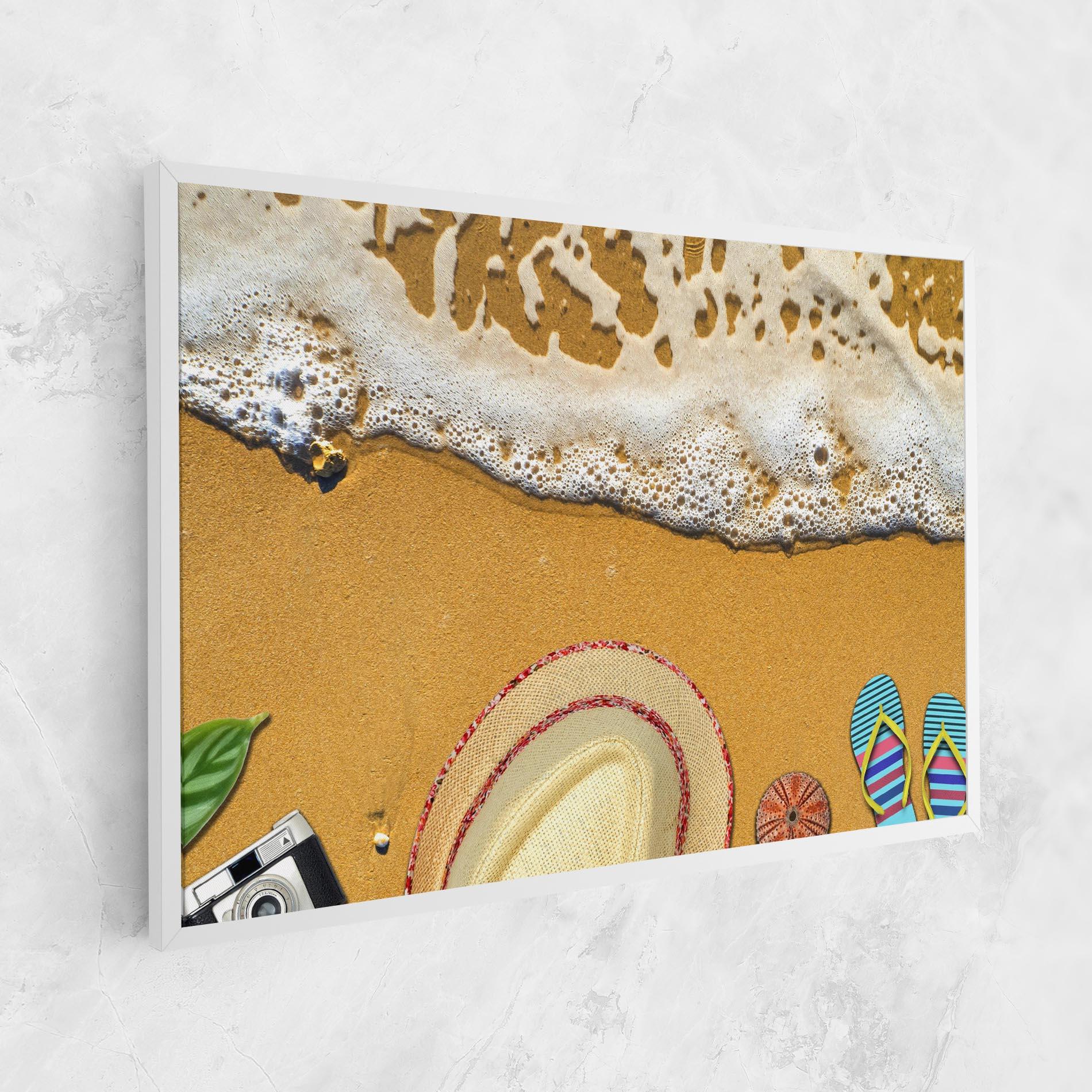 Leinwandbild Beach Accessories mockup 1