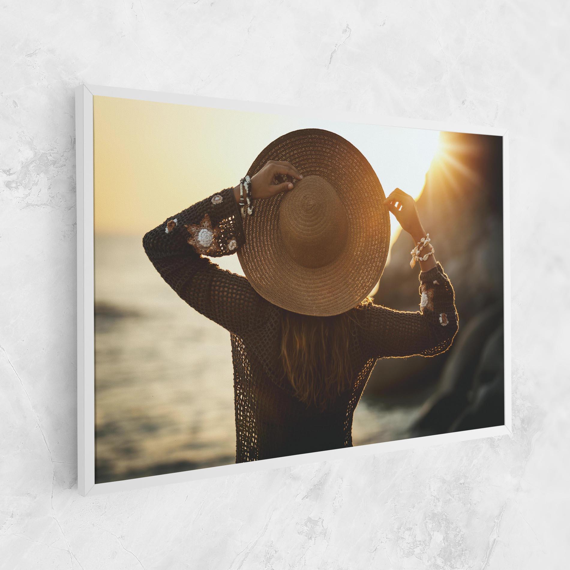Leinwandbild Enjoying Sunset mockup 1