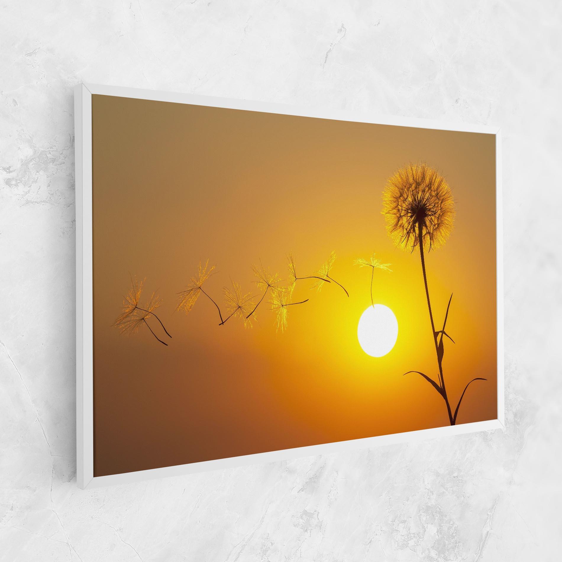 Leinwandbild Summer Dandelion mockup 1