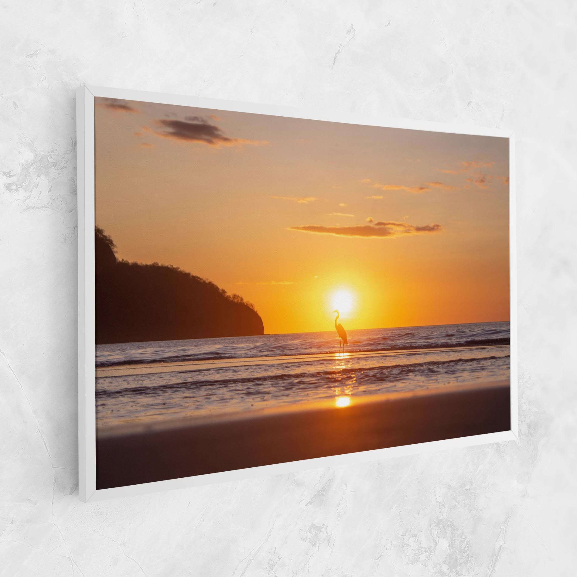 Sunset Bird Silhouette mockup 1