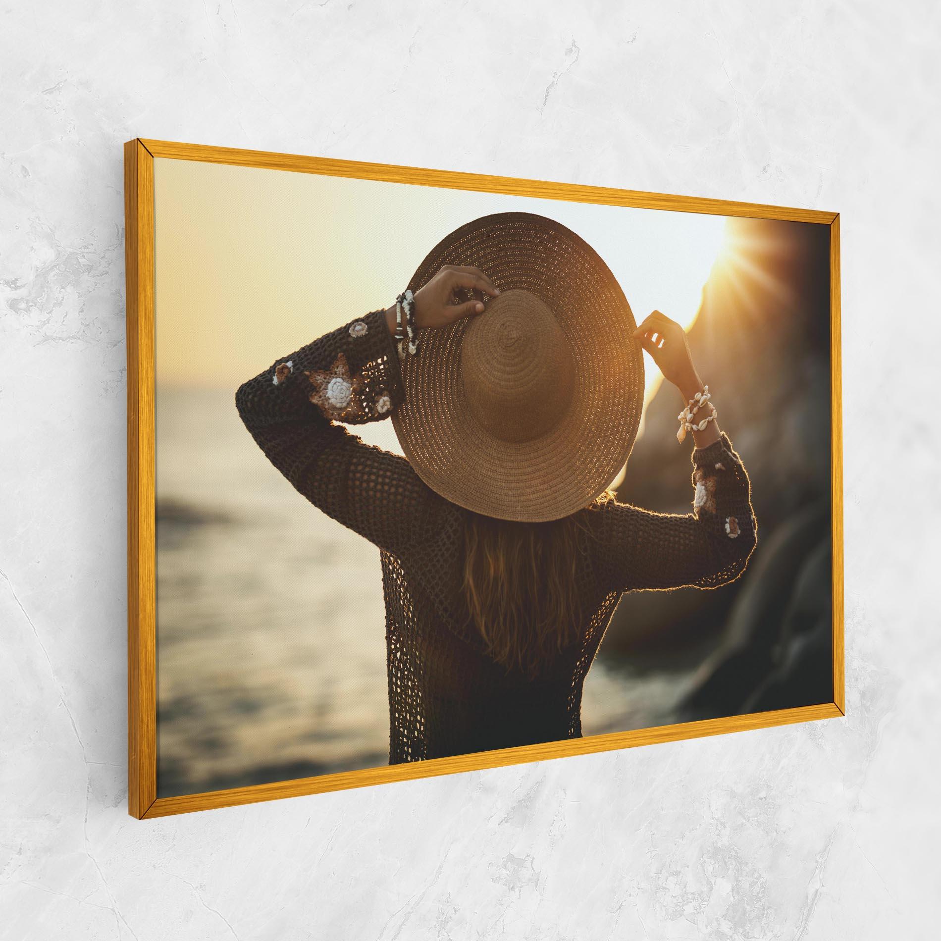 Leinwandbild Enjoying Sunset mockup 1