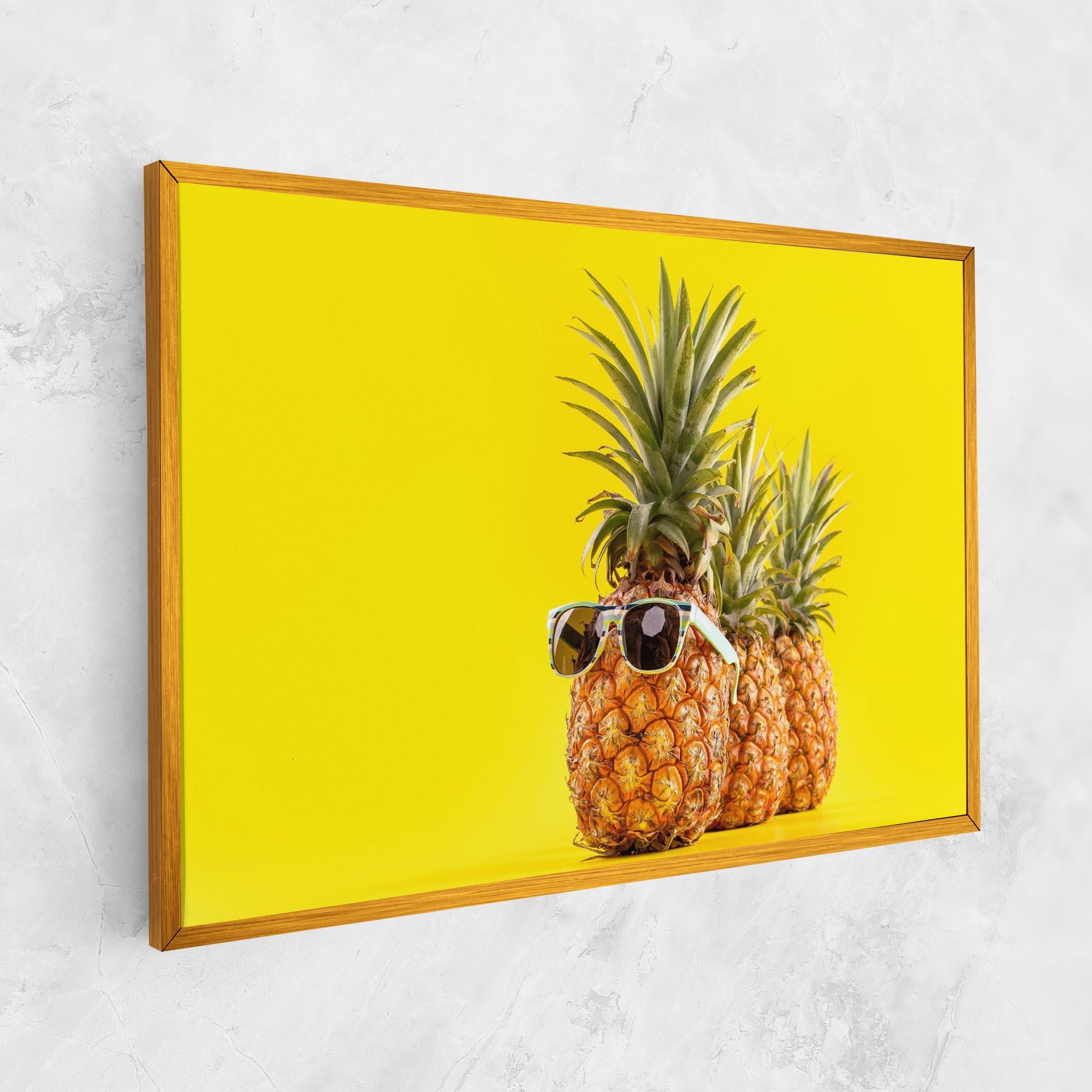 Leinwandbild Pineapple Looking Up mockup 1