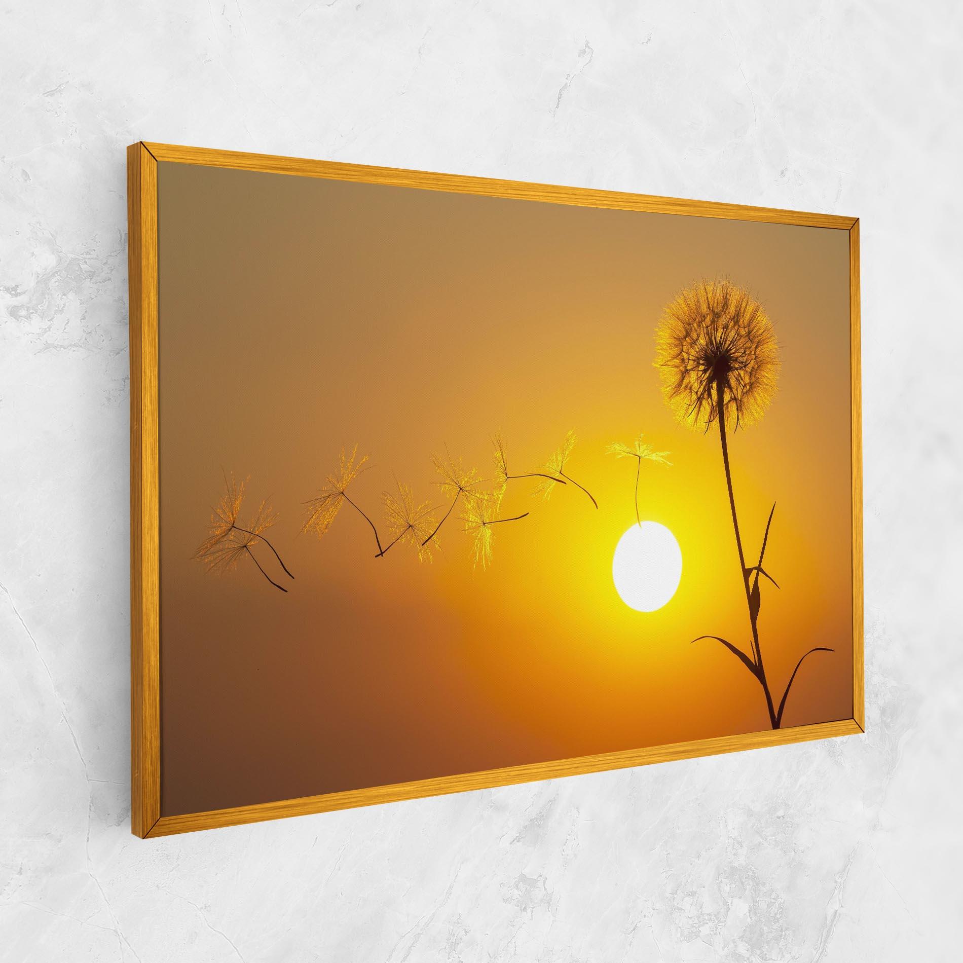 Leinwandbild Summer Dandelion mockup 1