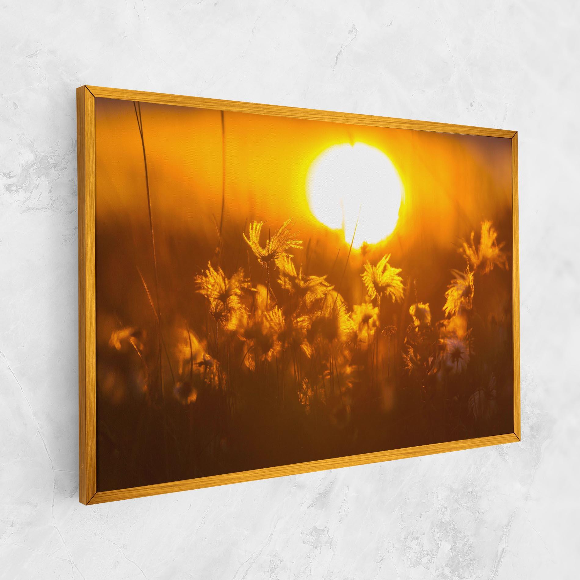 Leinwandbild Wildflowers mockup 1