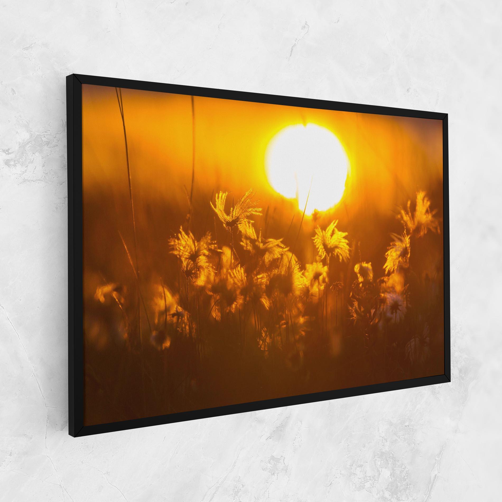 Leinwandbild Wildflowers mockup 1