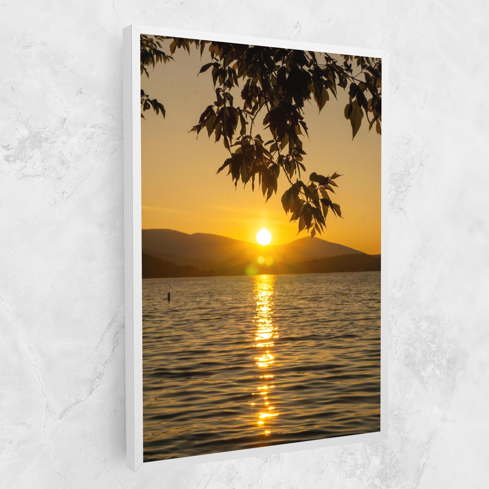 Leinwandbild Yellow Sunrise mockup 1