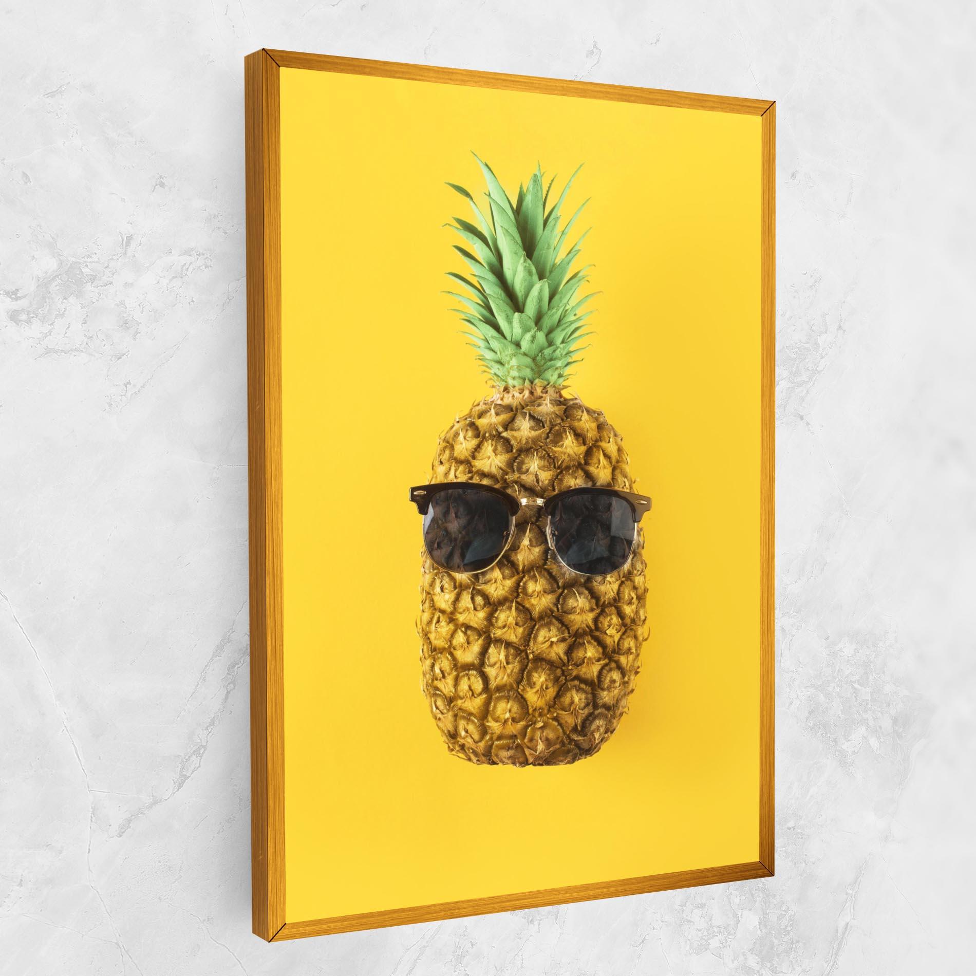 Leinwandbild Fresh Pineapple mockup 1