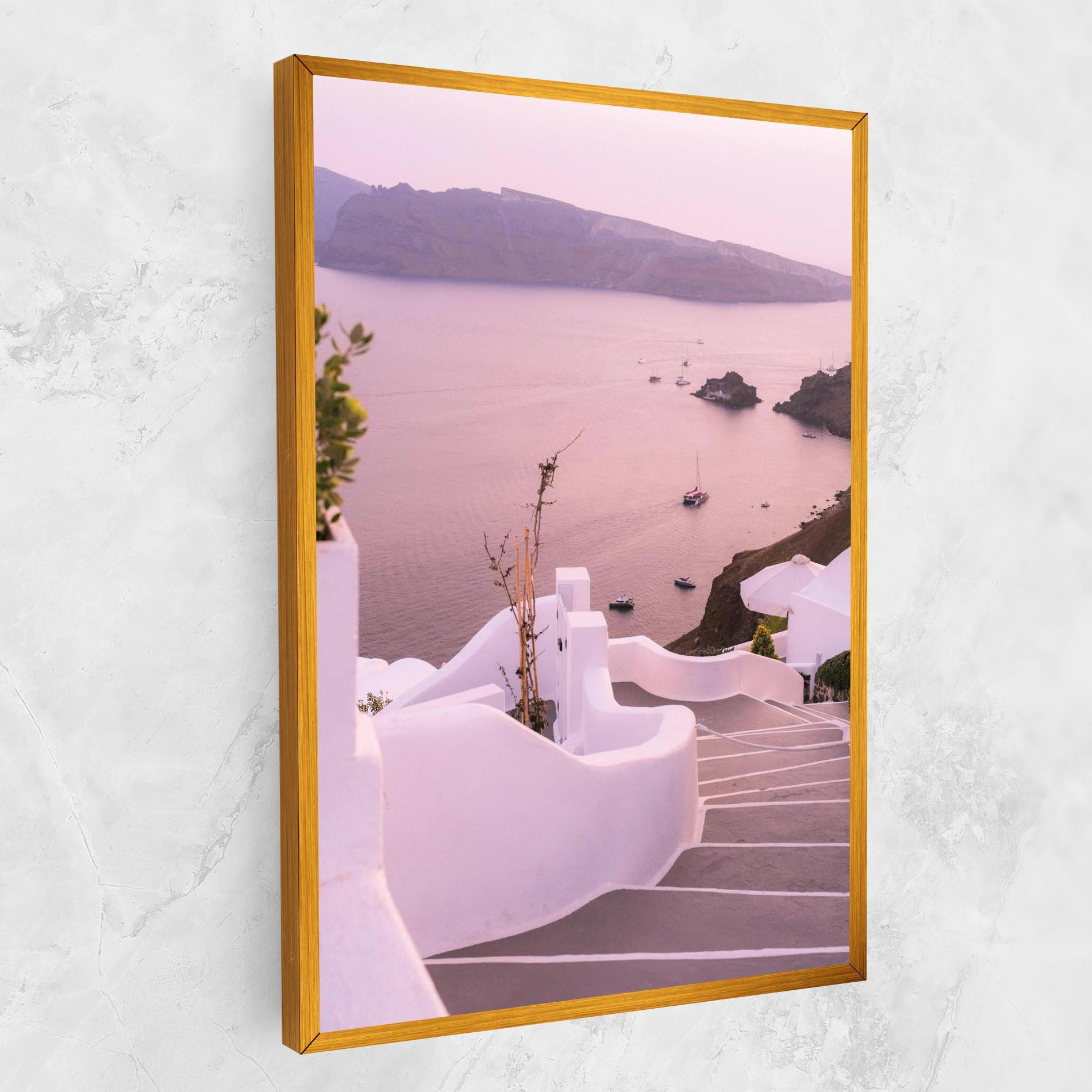 Leinwandbild Grece Strairs mockup 1