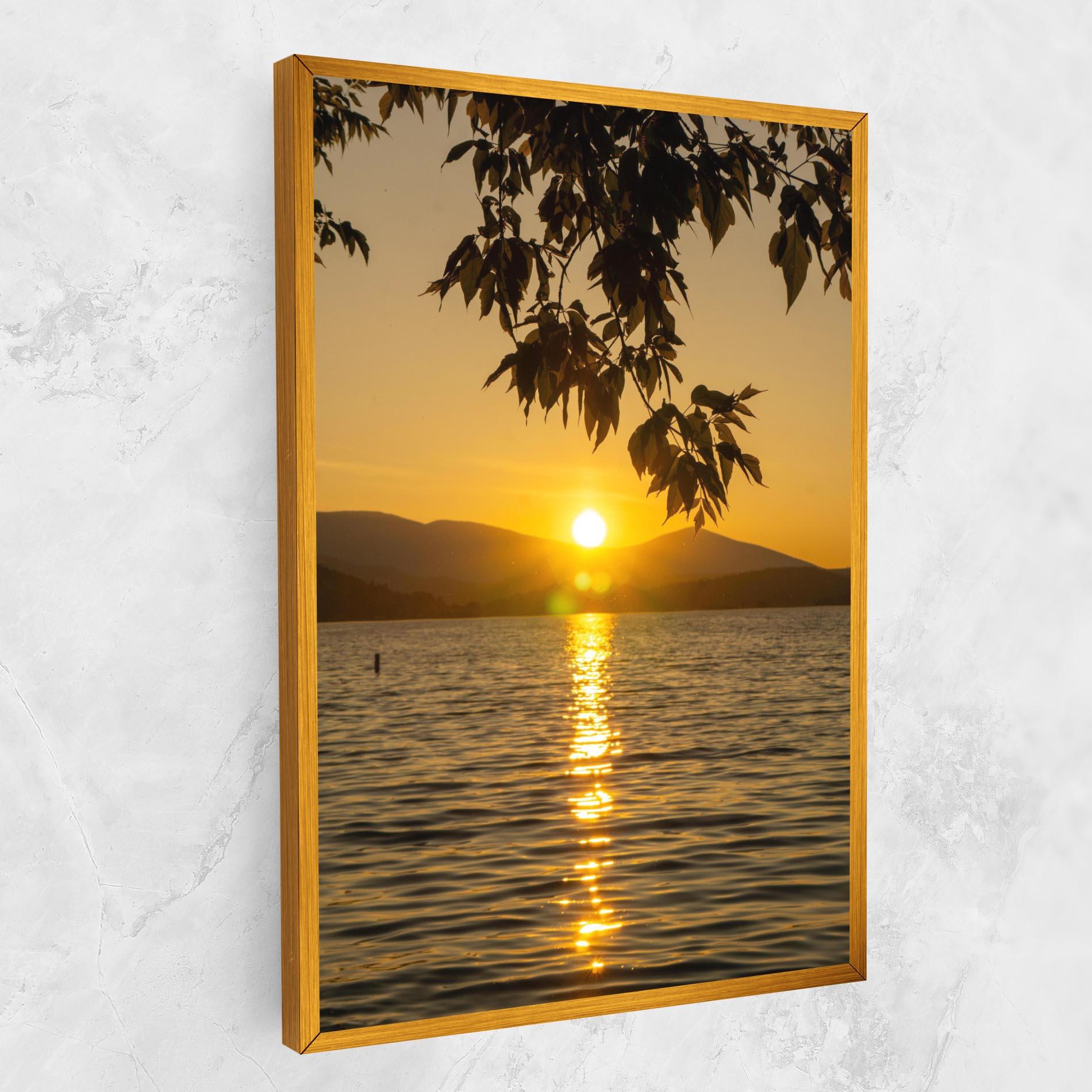 Leinwandbild Yellow Sunrise mockup 1