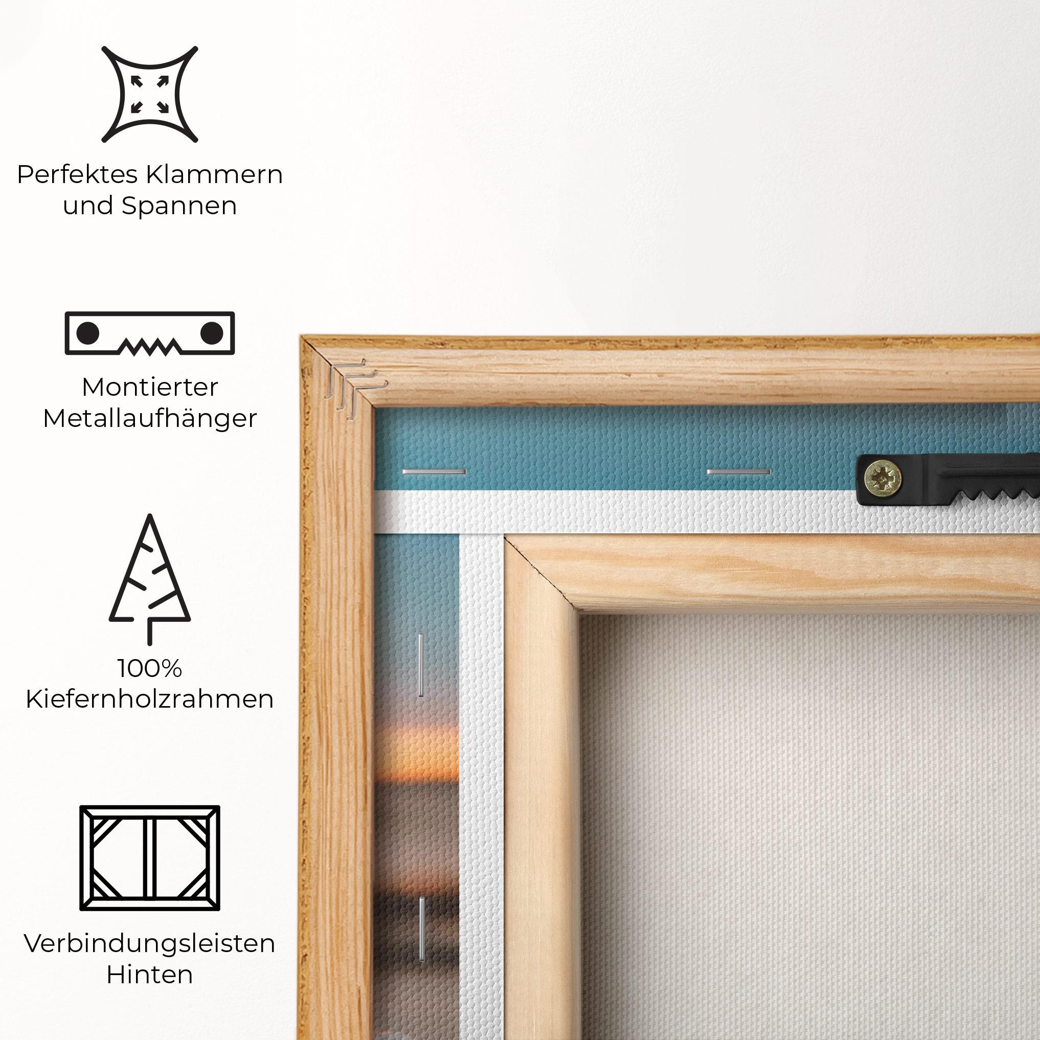 Leinwandbild Jar With Lights mockup 5