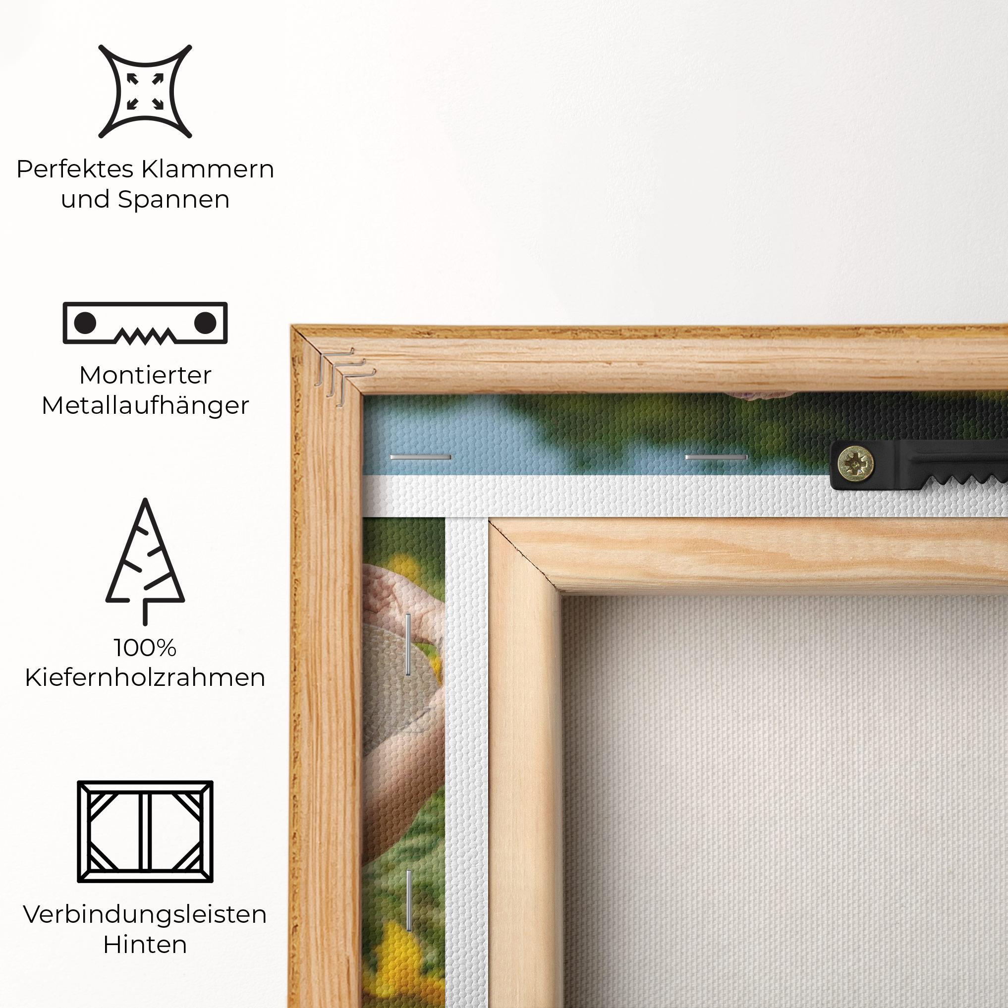 Leinwandbild Model Posing mockup 5