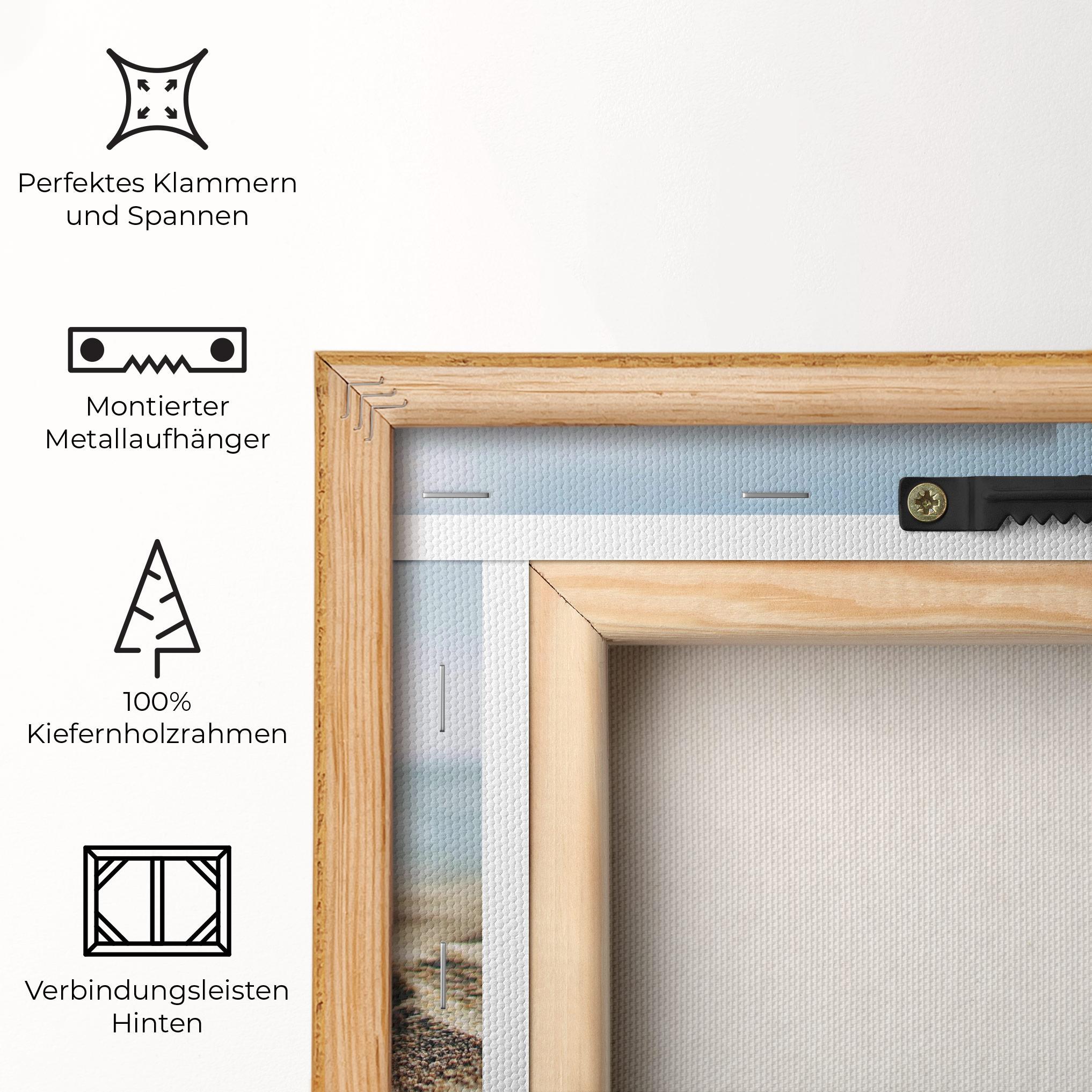 Leinwandbild Sand Glasses mockup 5