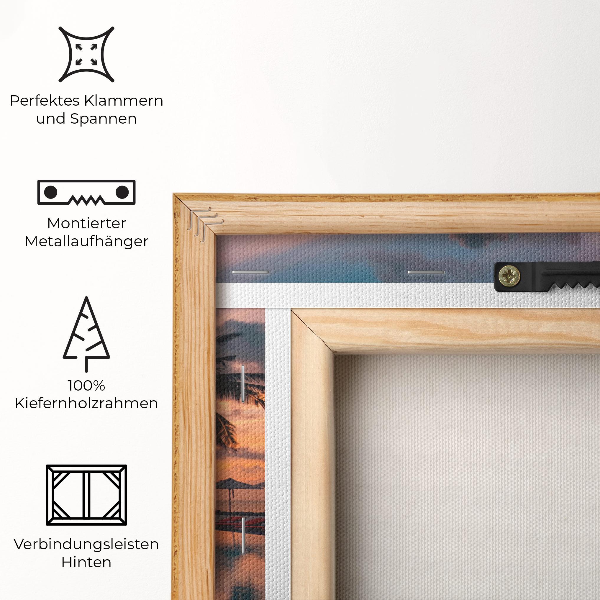 Leinwandbild Tropical Beach mockup 5