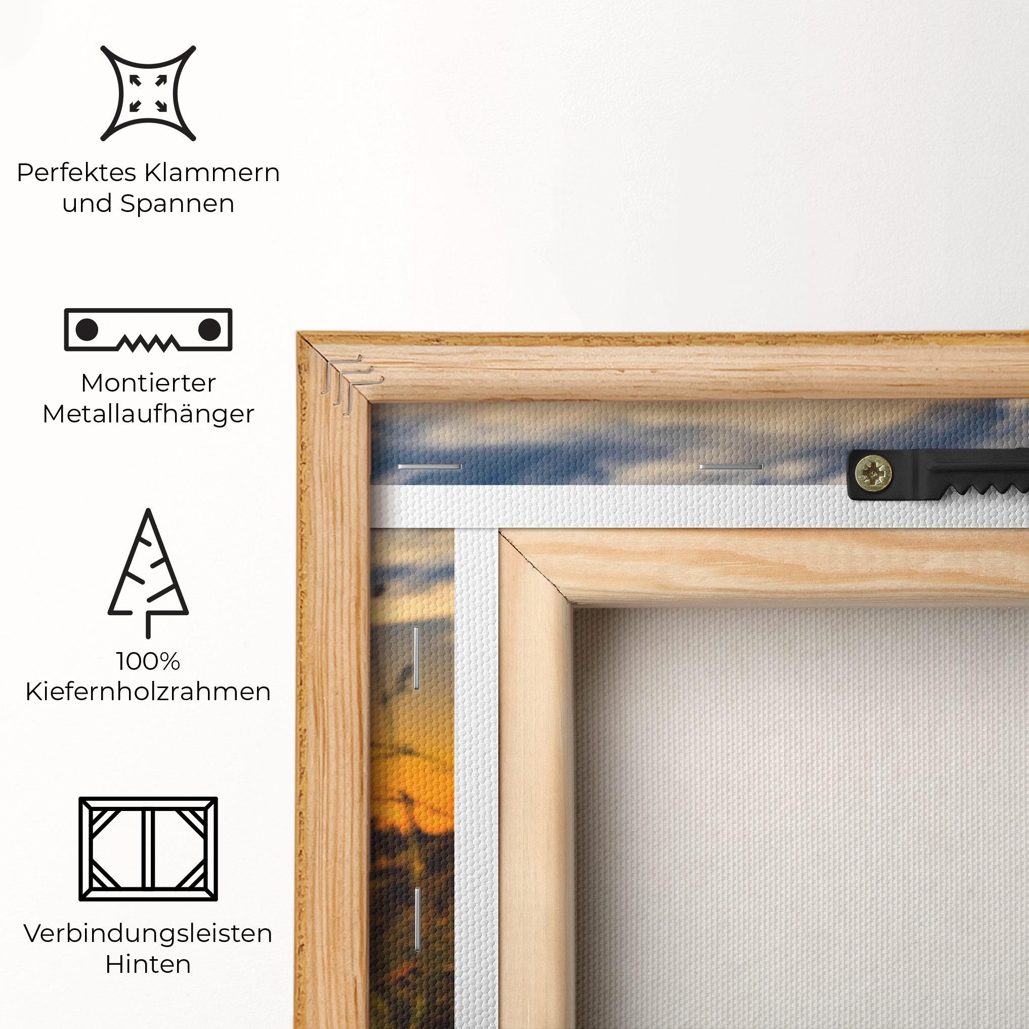 Leinwandbild Wheat Sunset mockup 5