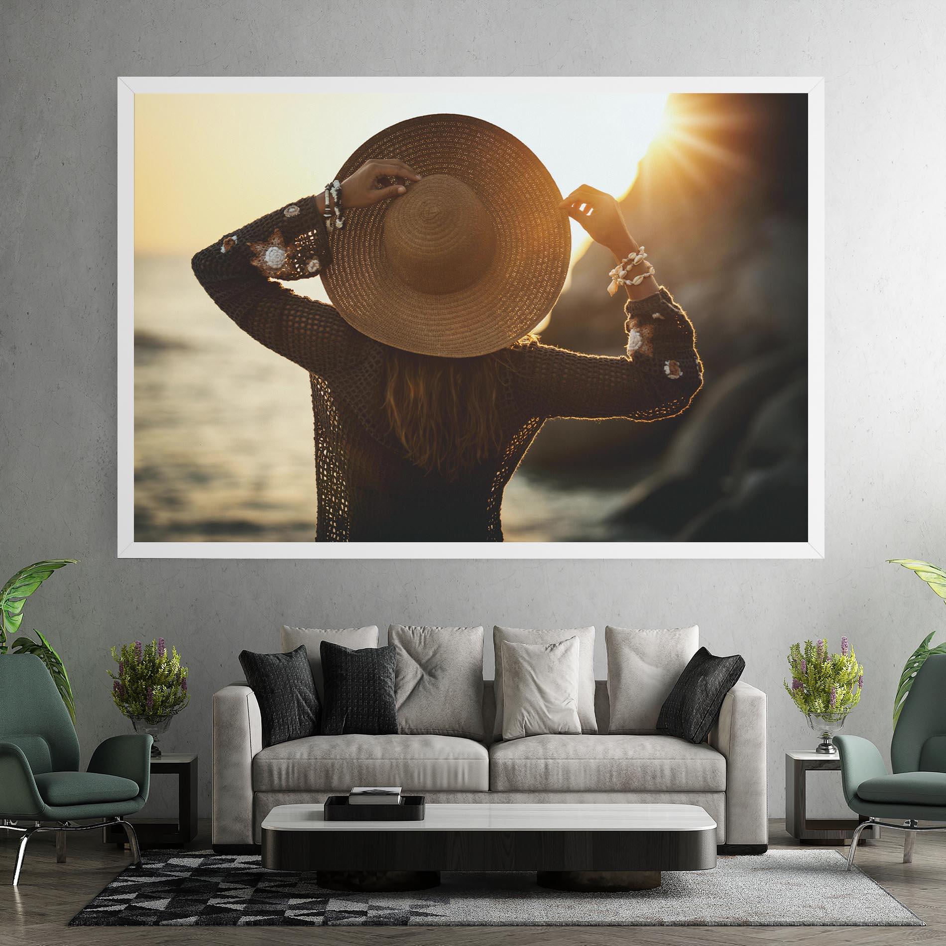 Leinwandbild Enjoying Sunset mockup 7