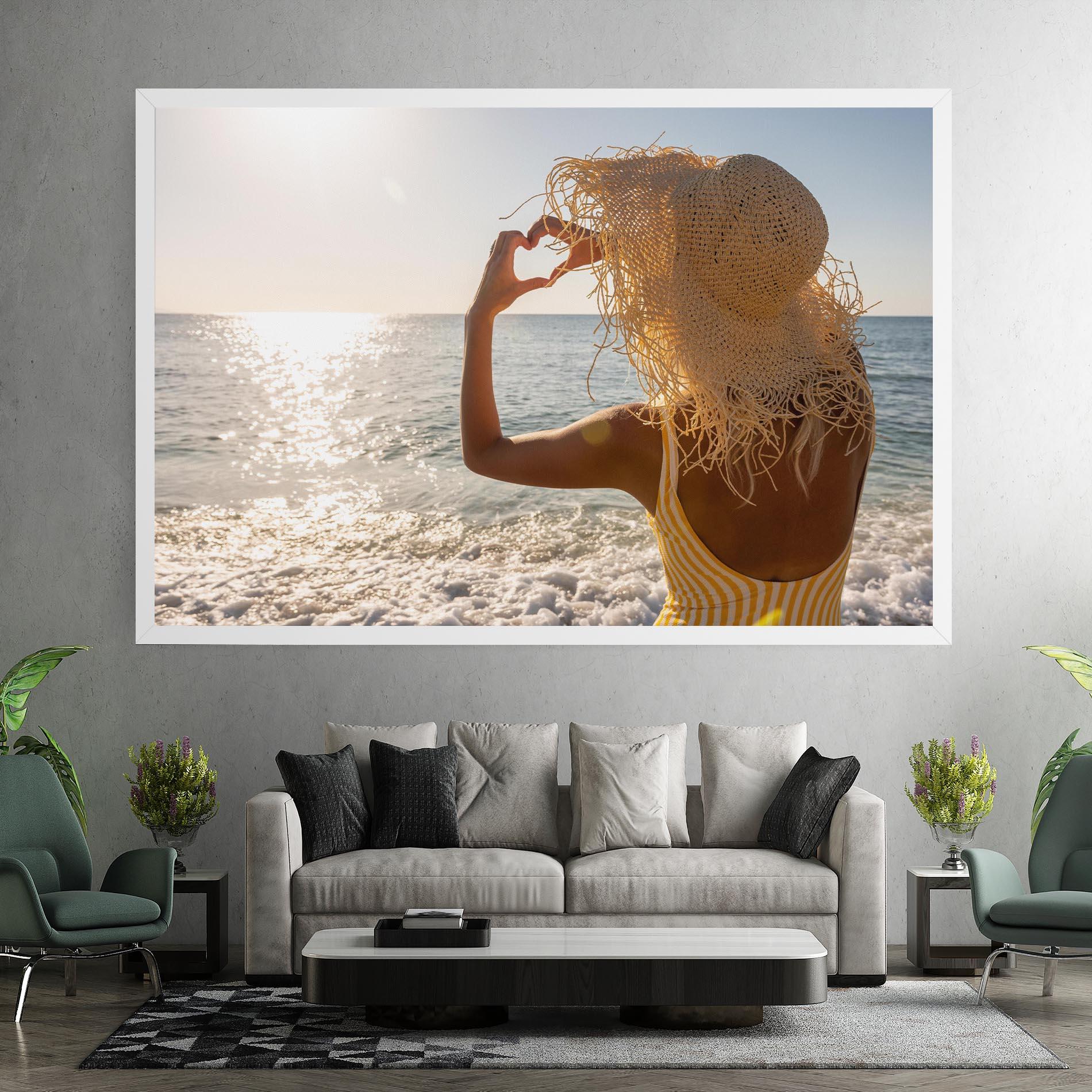 Leinwandbild Heart Symbol mockup 7