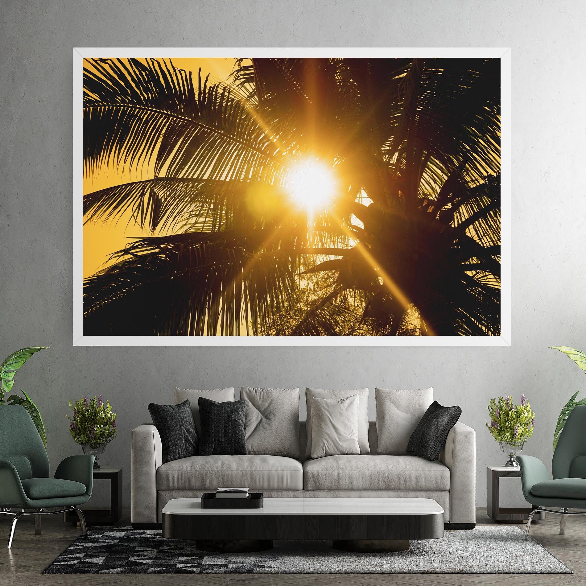 Palm Trees Sun mockup 7