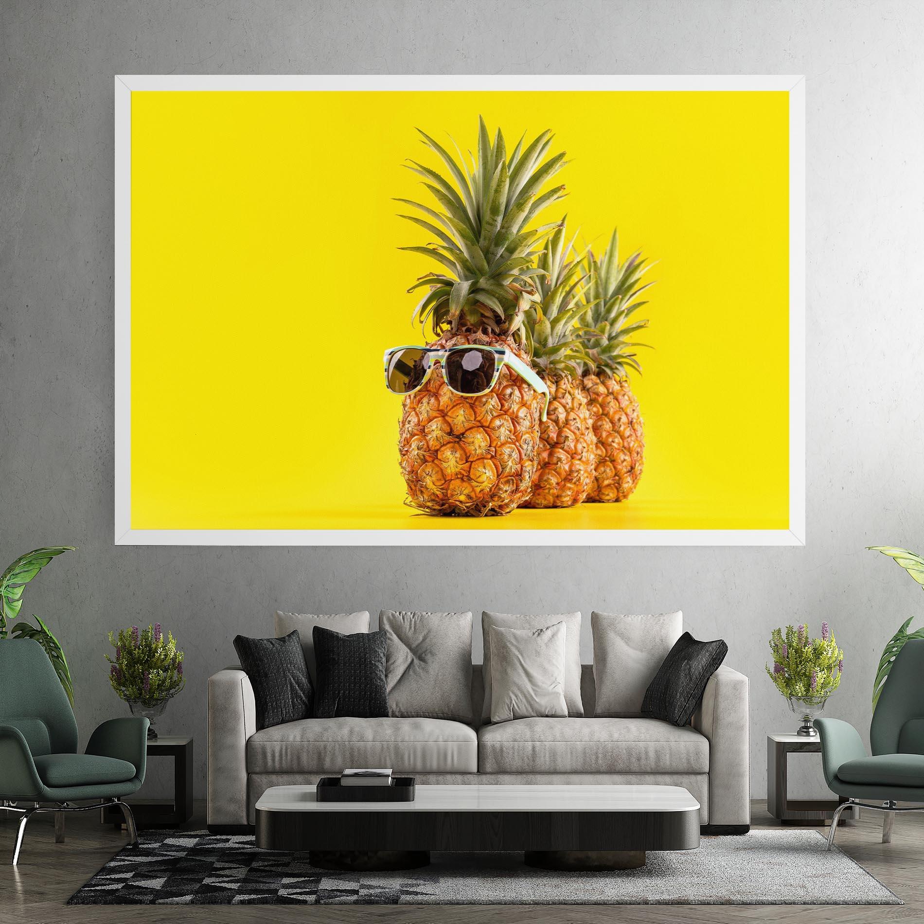 Leinwandbild Pineapple Looking Up mockup 7