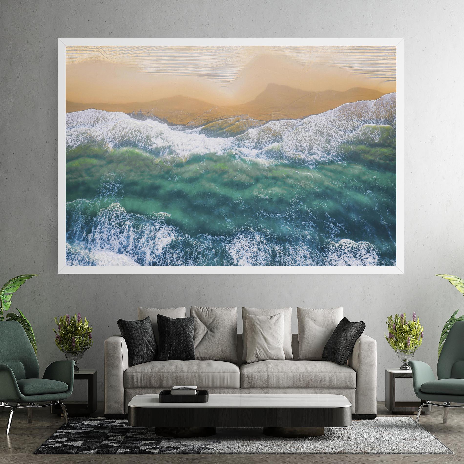 Leinwandbild Summer Wave mockup 7