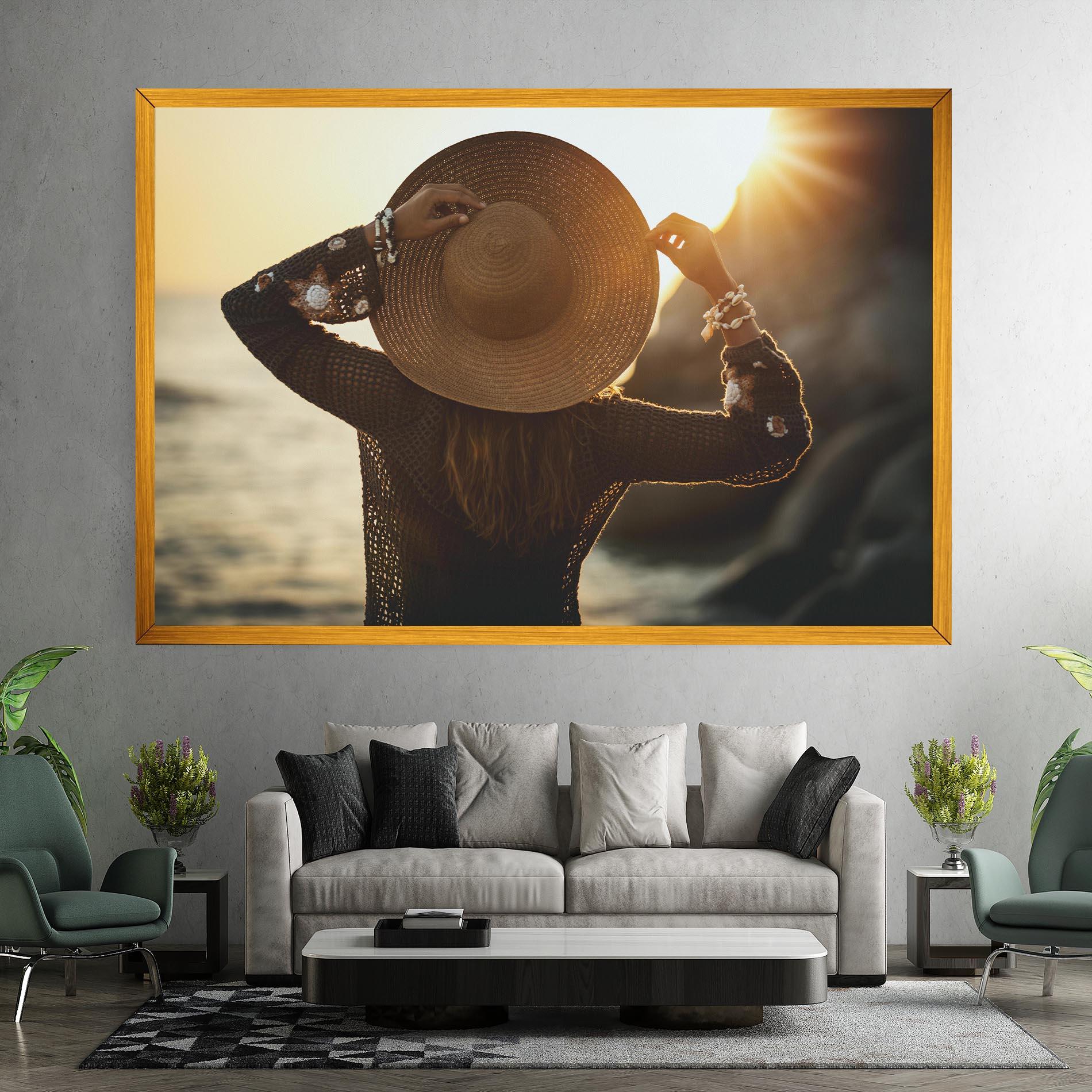 Leinwandbild Enjoying Sunset mockup 7