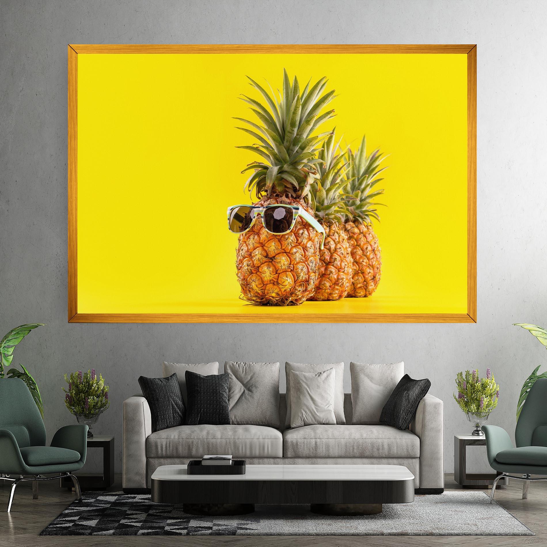 Leinwandbild Pineapple Looking Up mockup 7