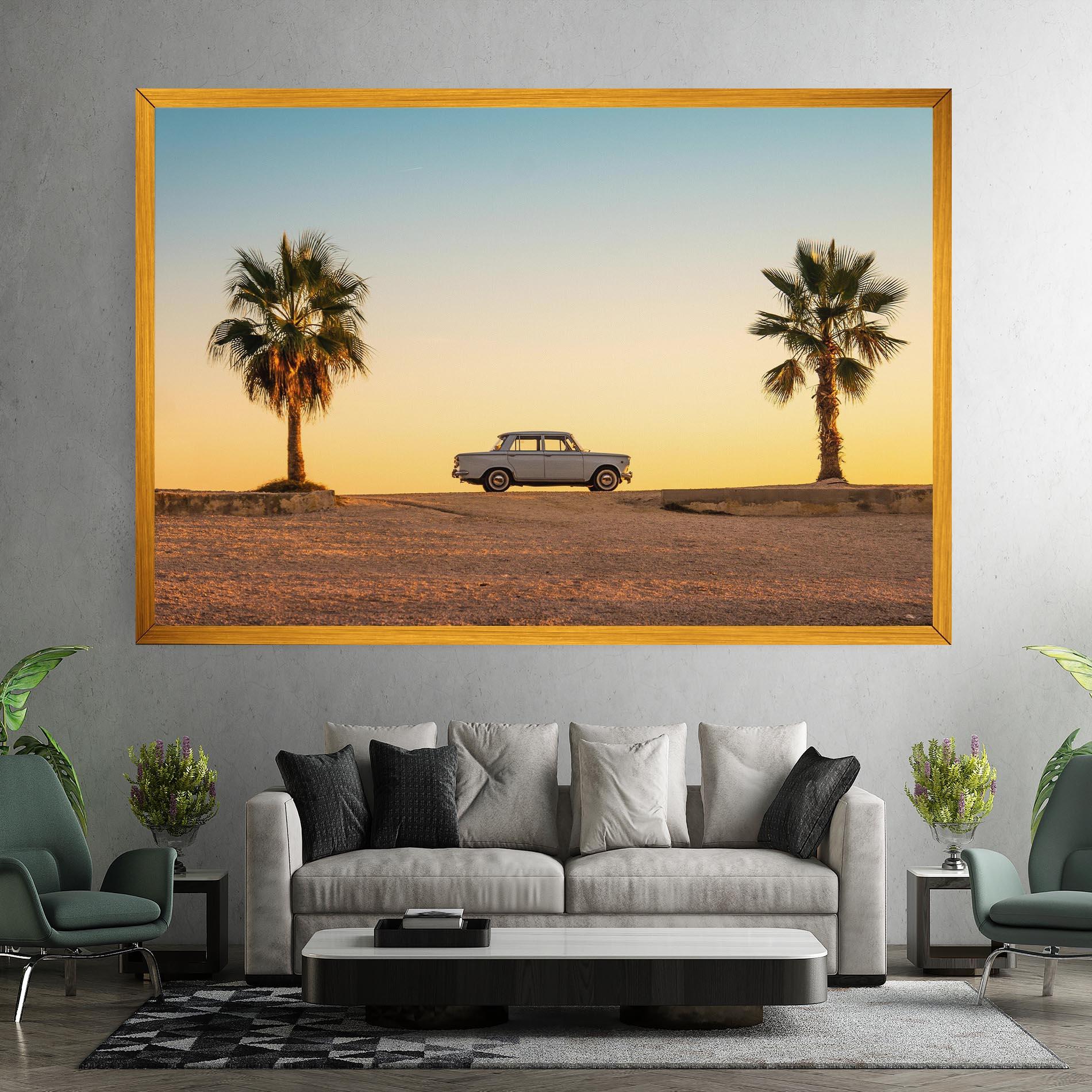 Leinwandbild Summer Car mockup 7