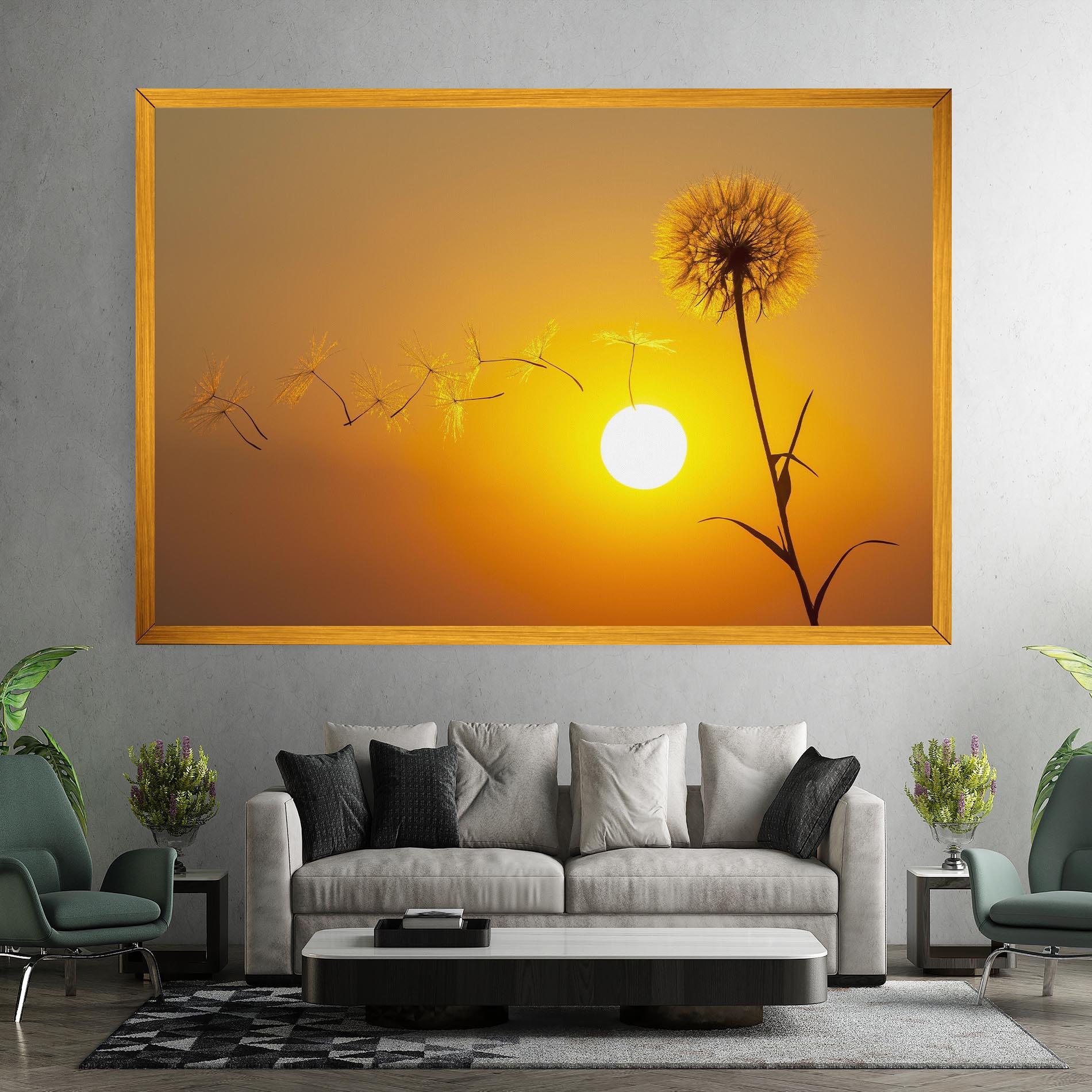 Leinwandbild Summer Dandelion mockup 7