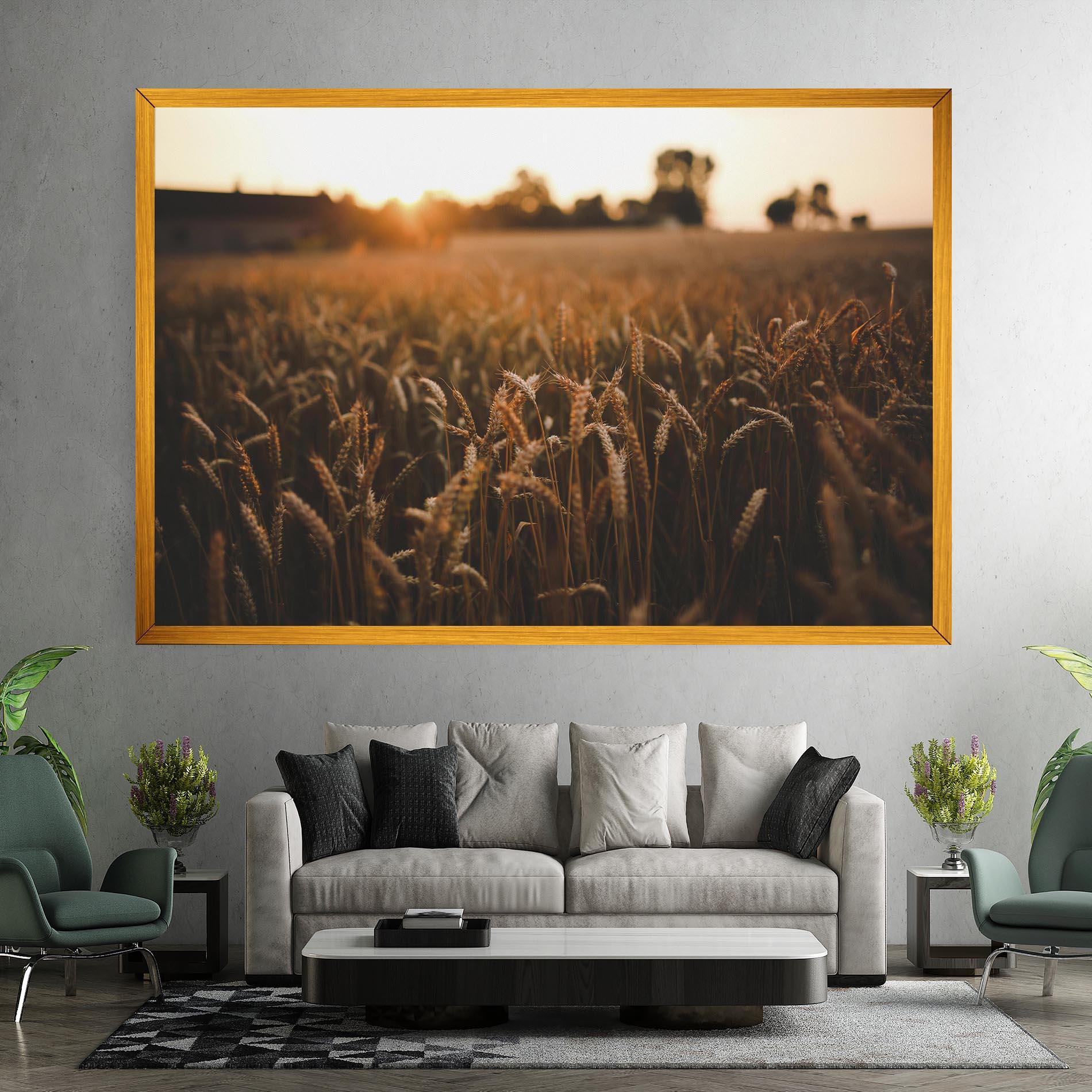 Leinwandbild Summer Field mockup 7