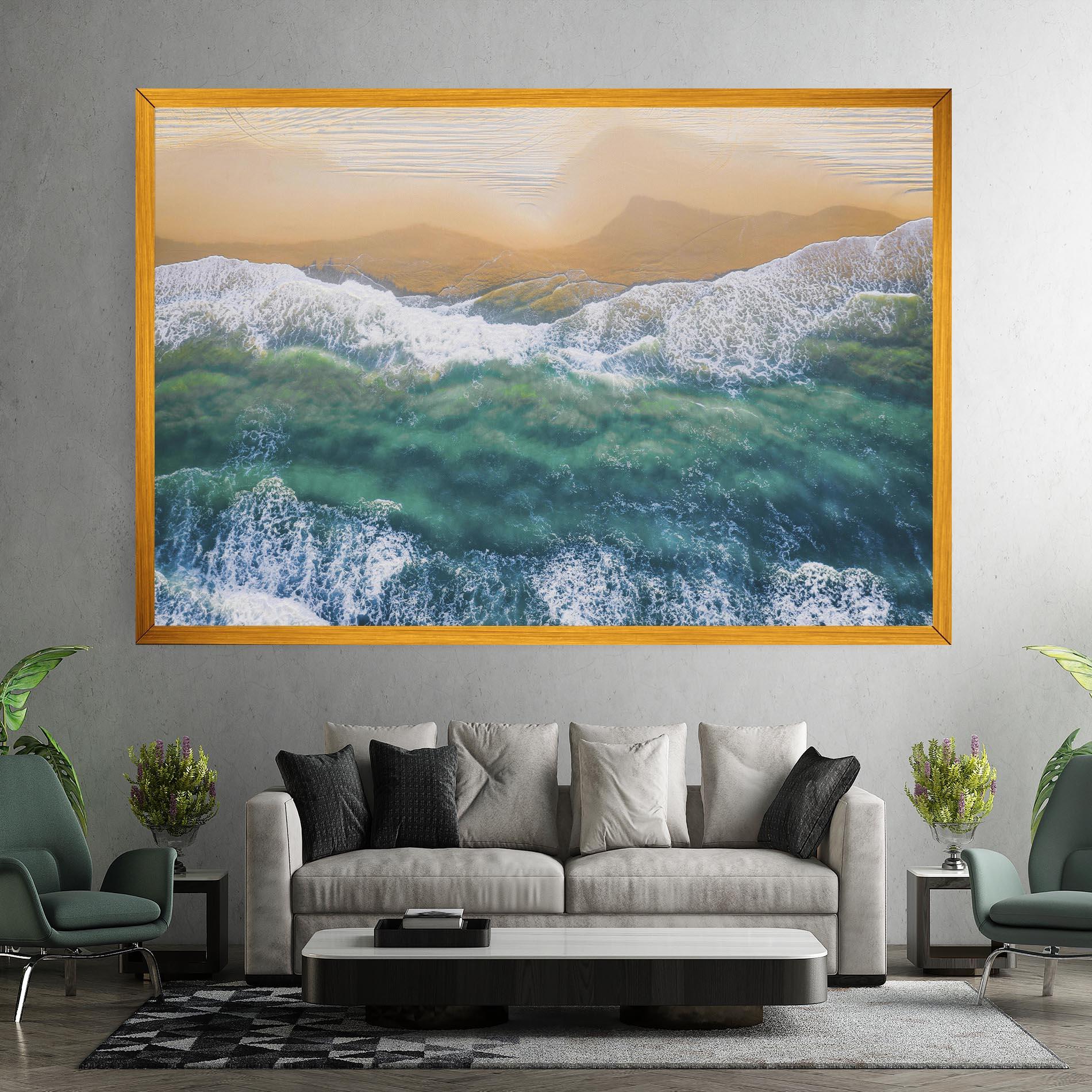 Leinwandbild Summer Wave mockup 7