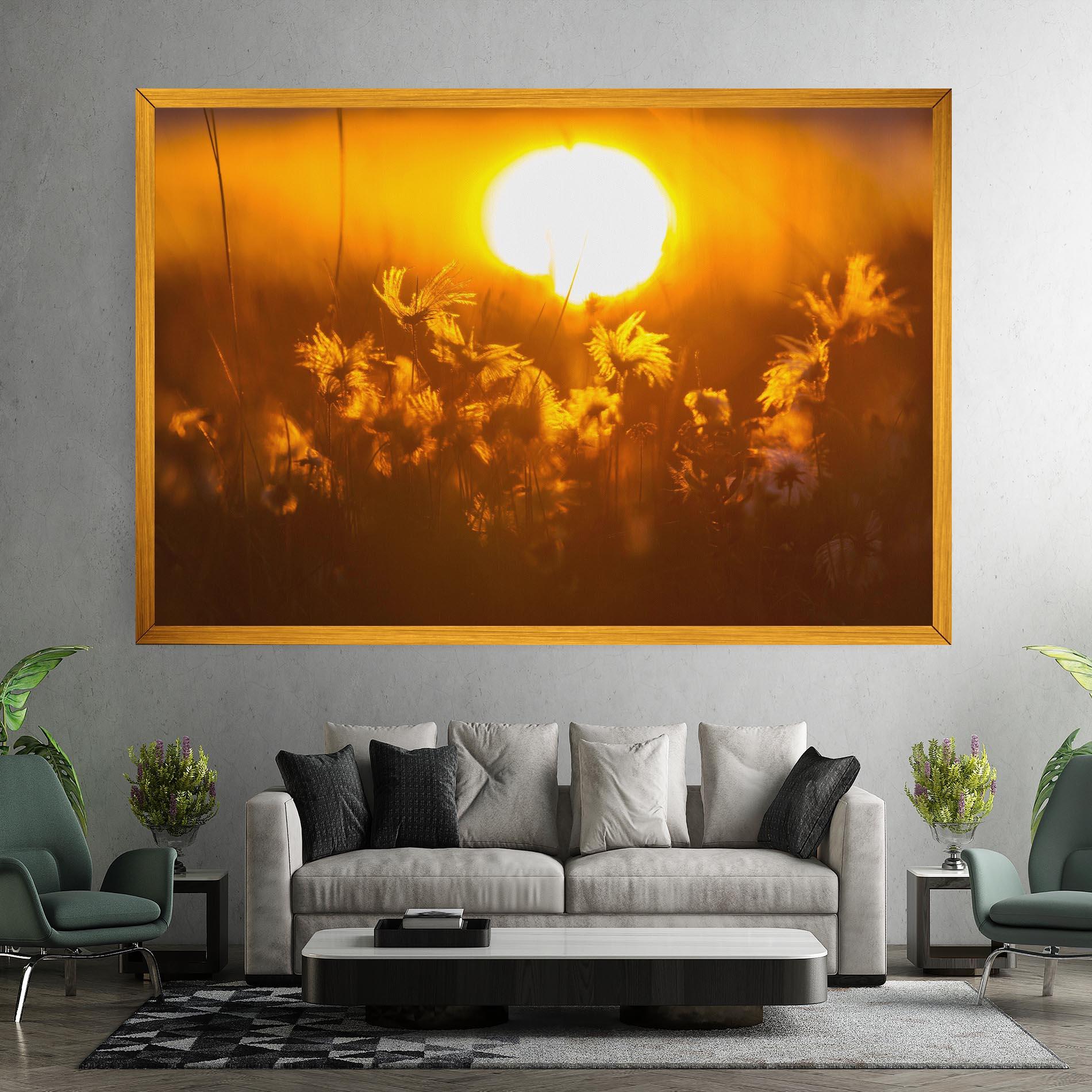 Leinwandbild Wildflowers mockup 7