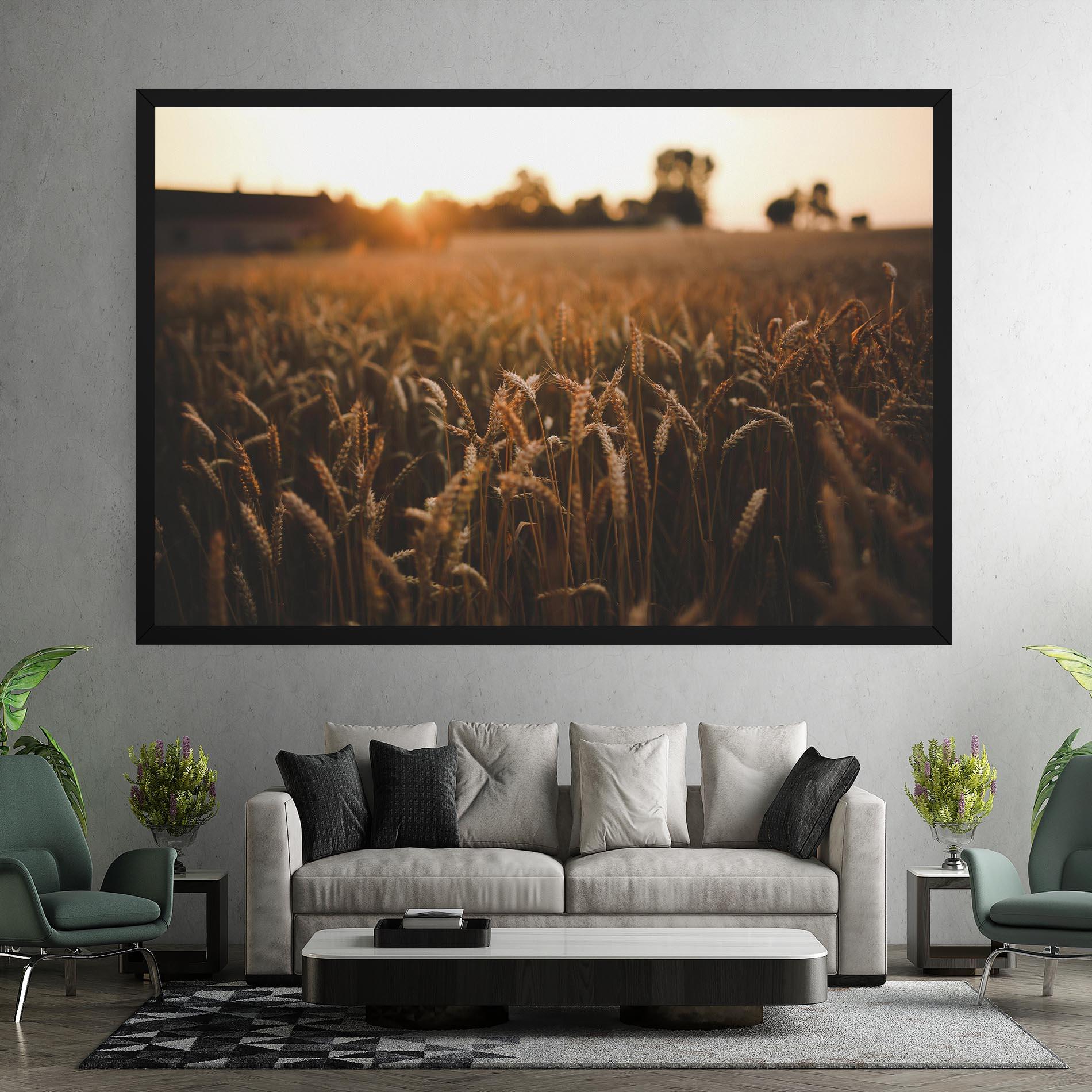 Leinwandbild Summer Field mockup 7