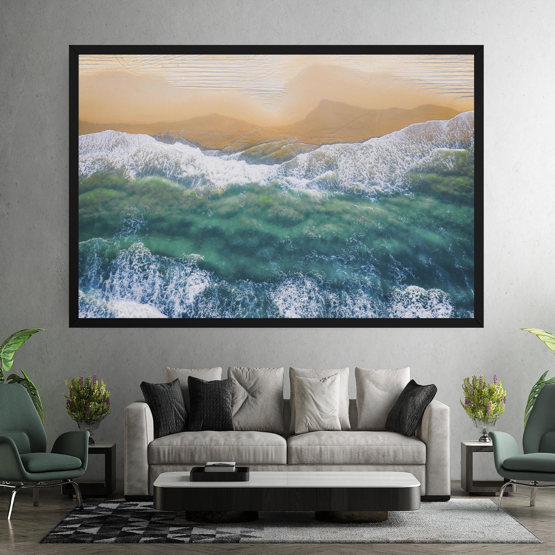 Leinwandbild Summer Wave mockup 7