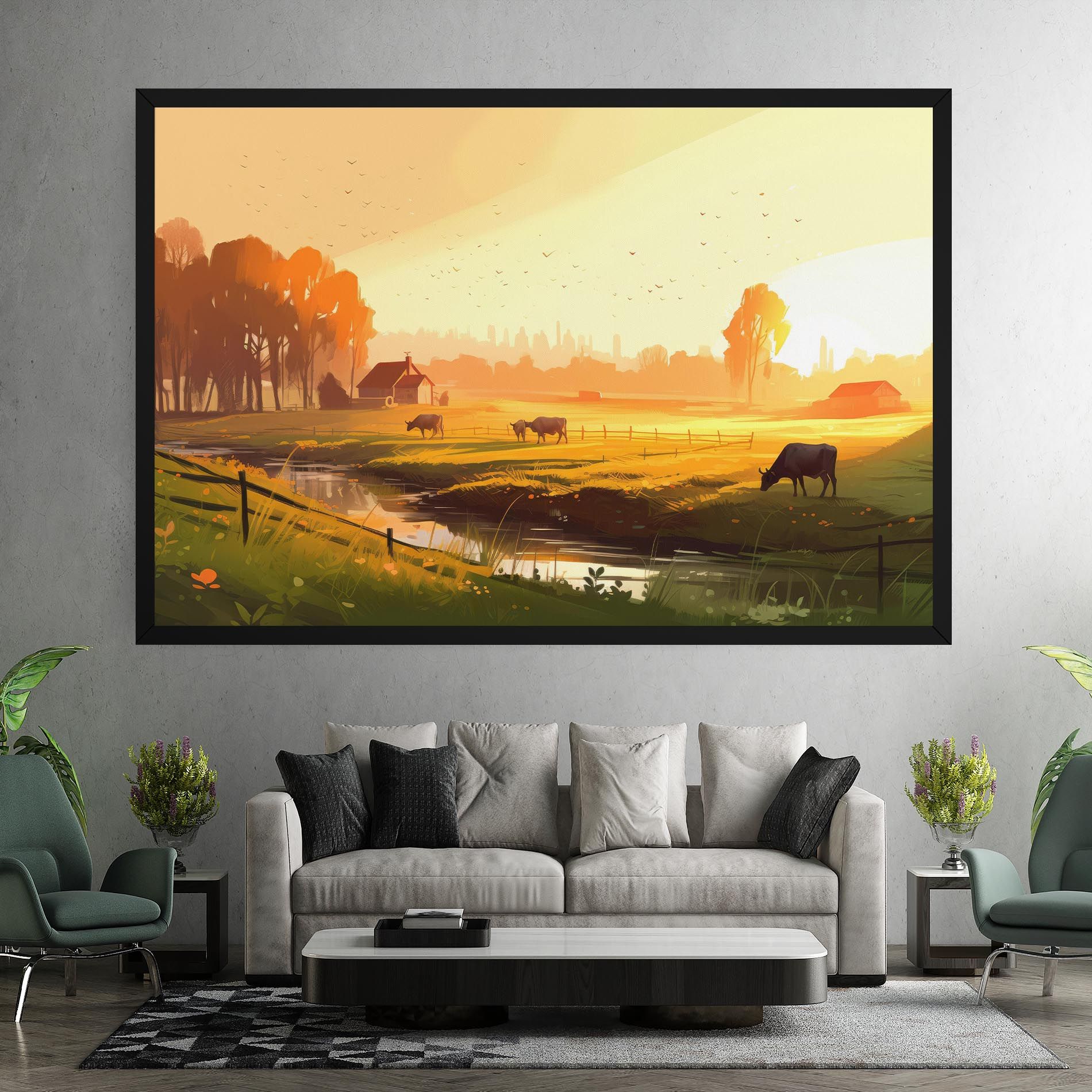 Sunlight Cows mockup 7