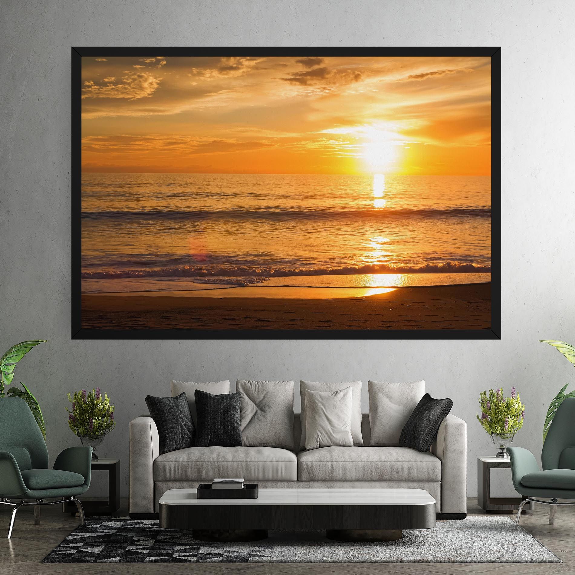 Sunset Ocean Coast mockup 7